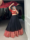 Navaratri Chanderi Silk Lehenga Choli