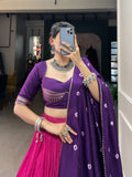 Navaratri Chanderi Silk Lehenga Choli