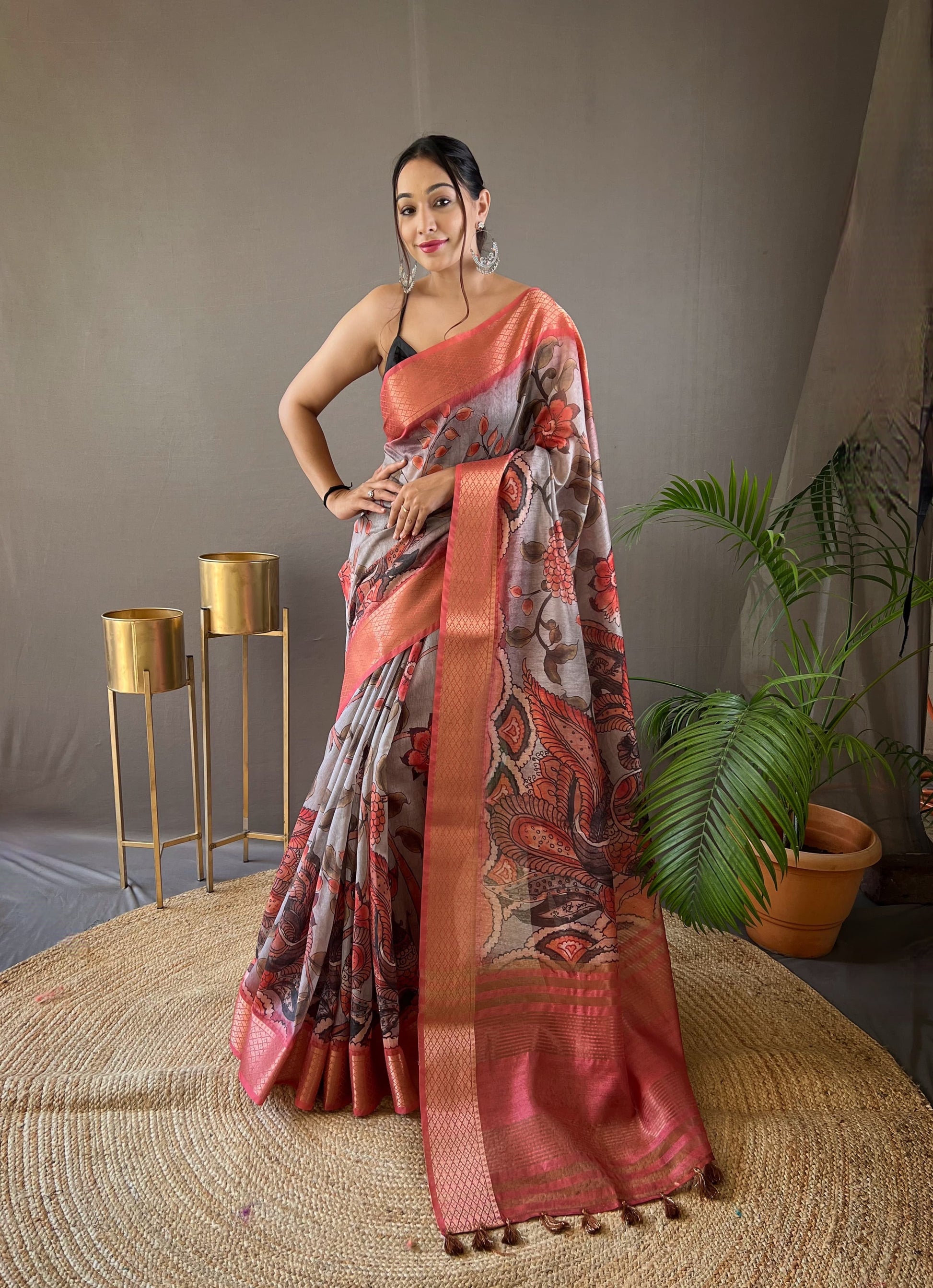 Tussar Silk Saree