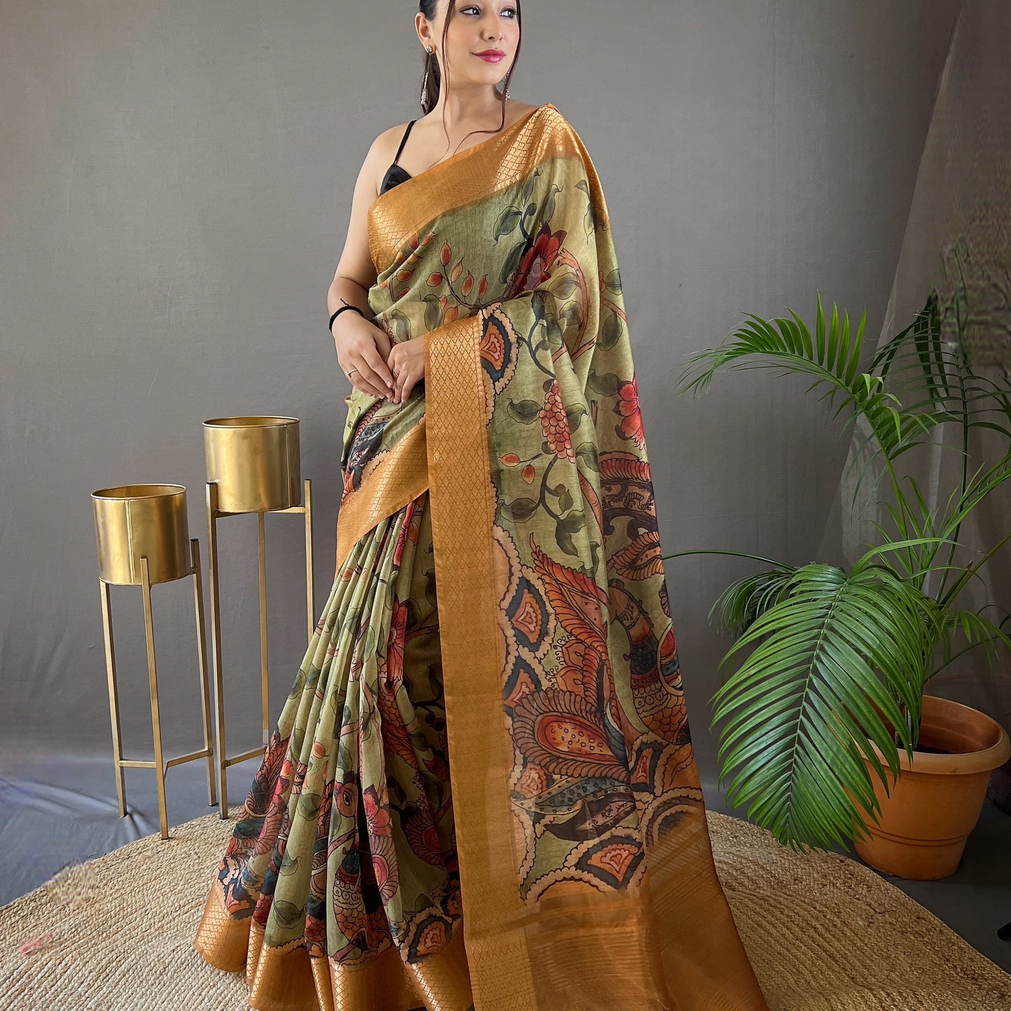 Tussar Silk Saree