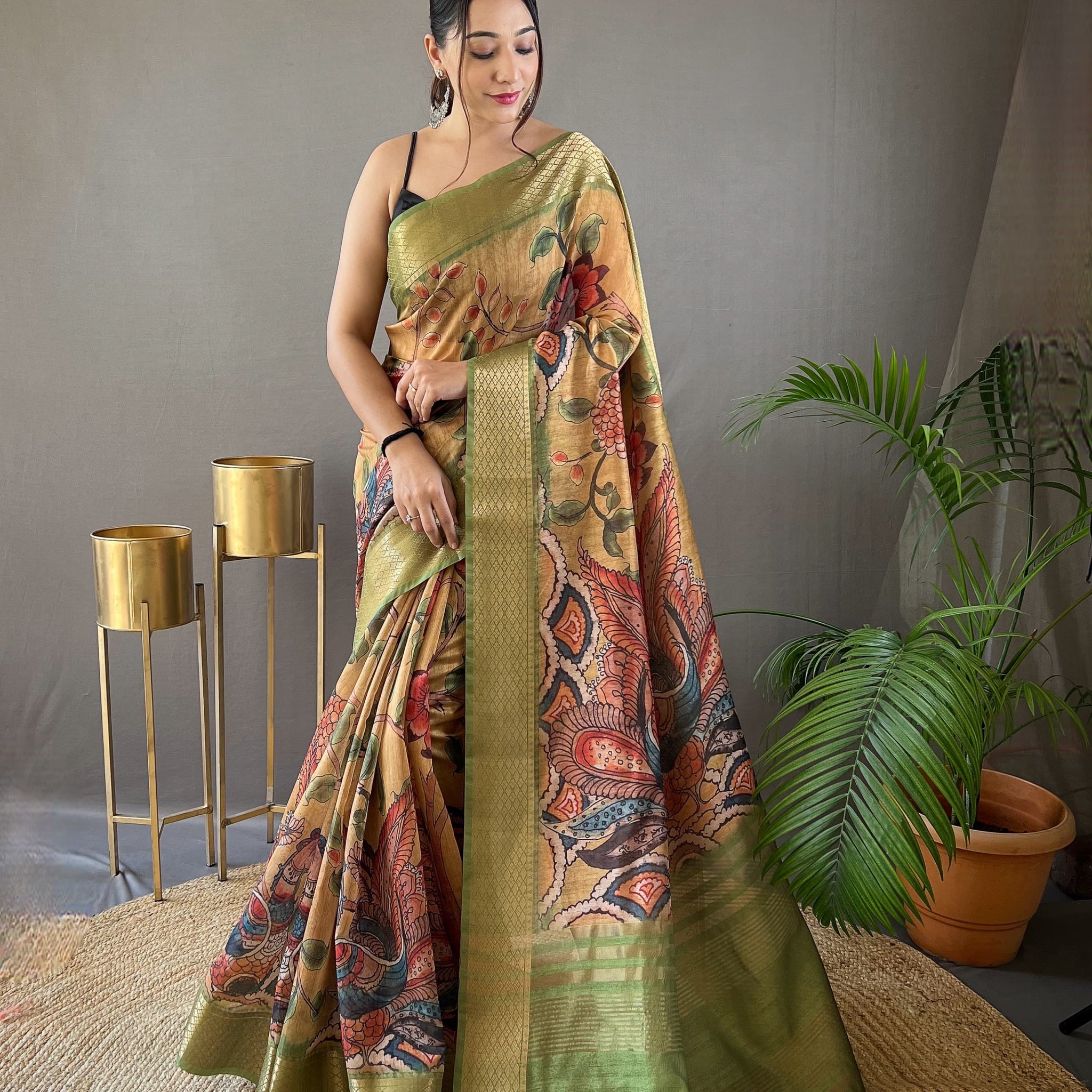 Women's Designer Premium Hemangi Soft Tussar Silk Saree