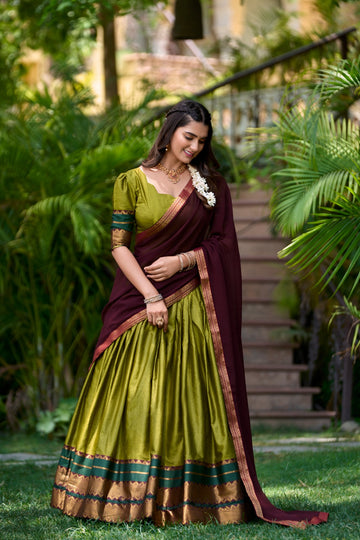 South Style Poly cotton Lehenga Choli