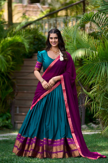 South Style Poly cotton Lehenga Choli