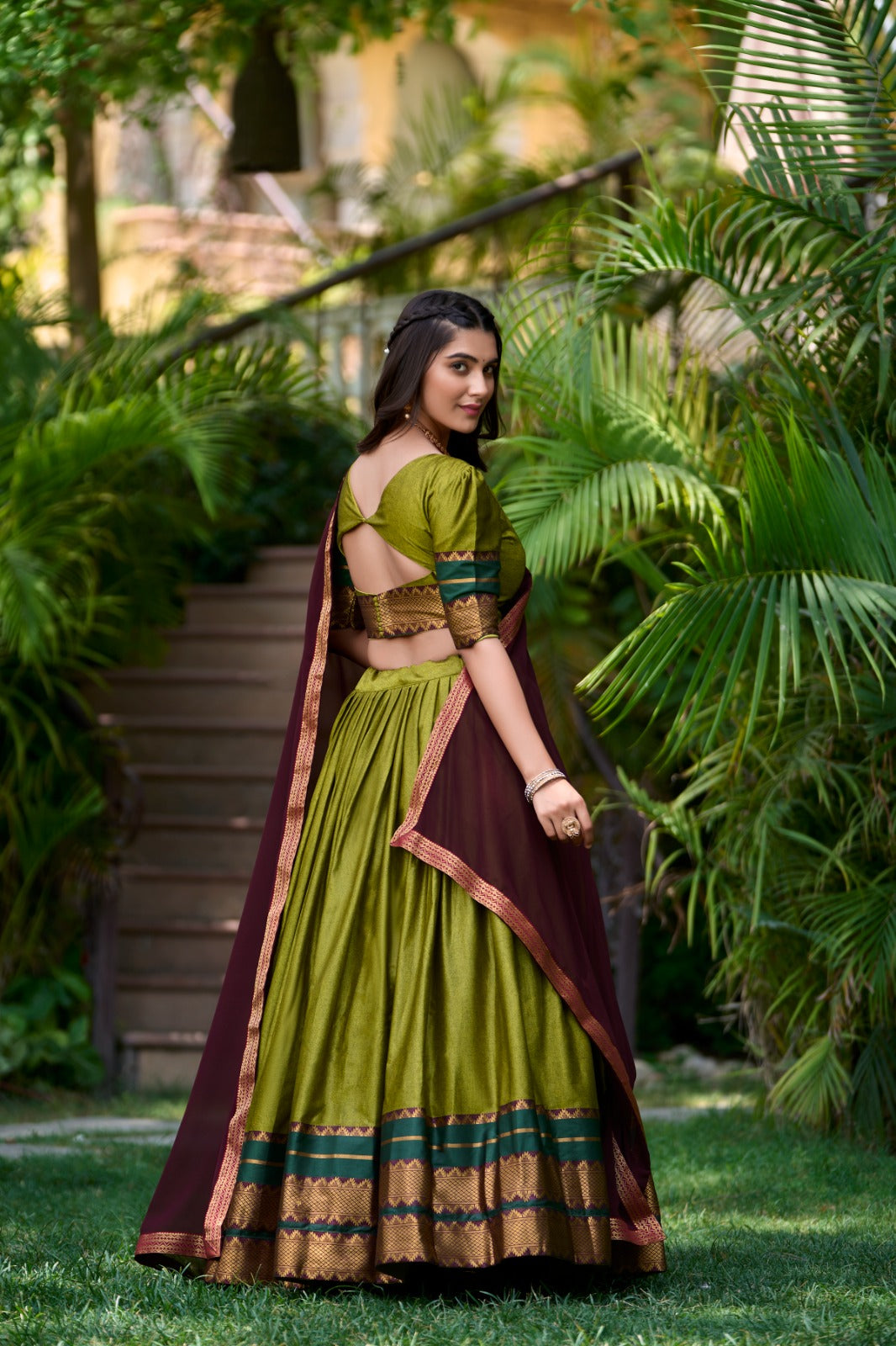 South Style Poly cotton Lehenga Choli