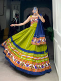 Navaratri Garba Gamthi Work Gota Patti Lehenga Choli