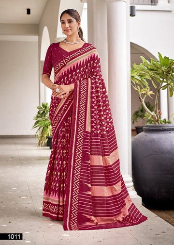 Pure Malai Cotton Saree