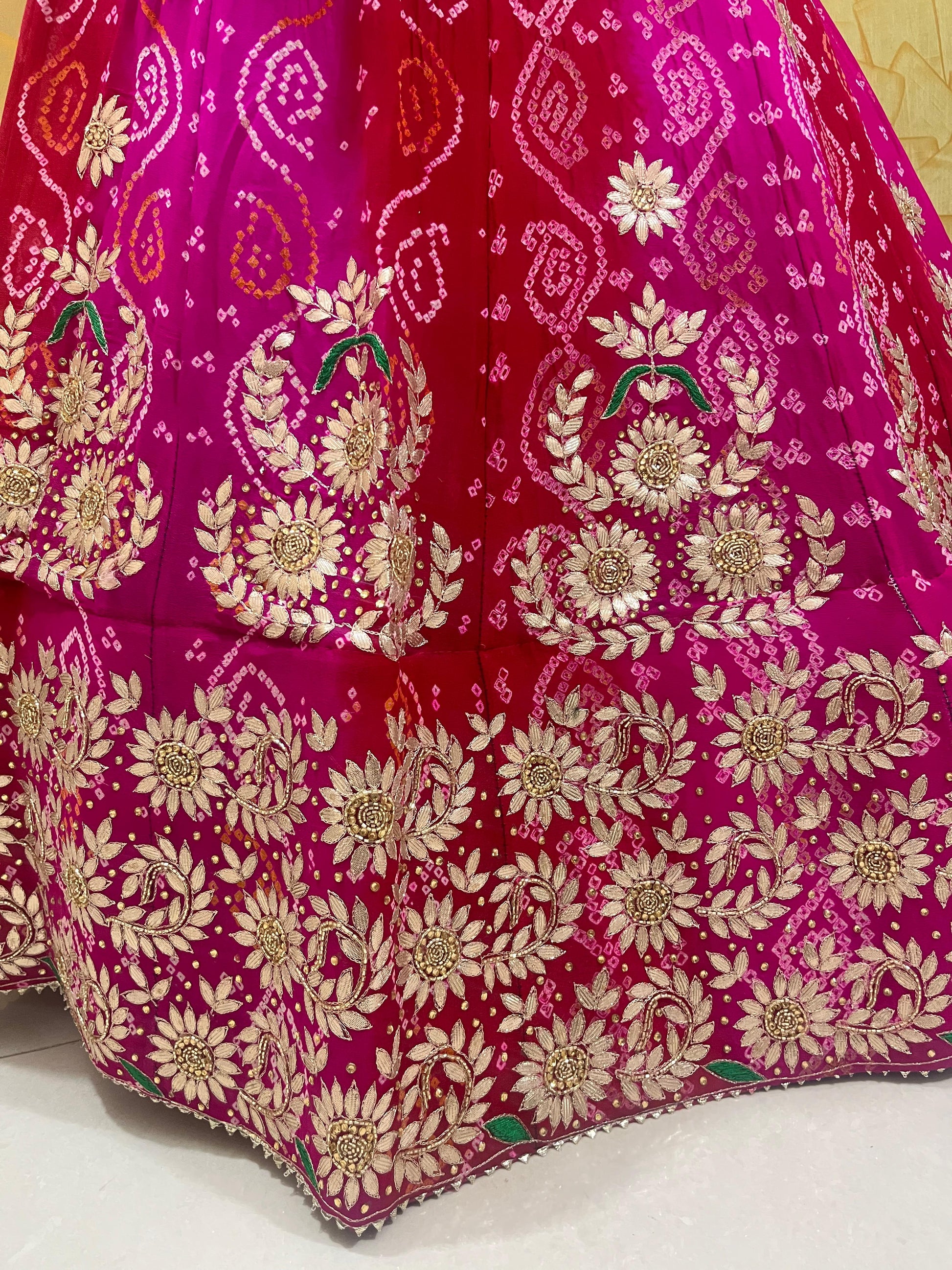 Rajasthani Traditional Lahariya Ojhariya Lahenga Choli