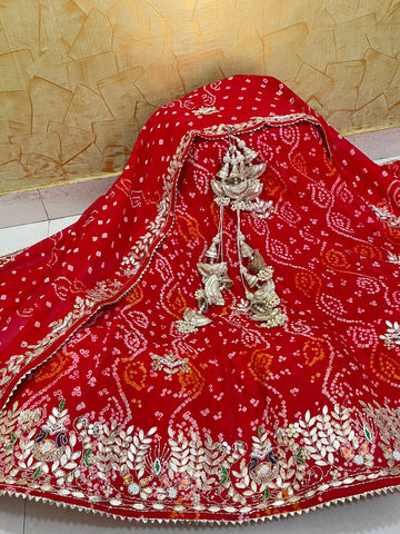 Rajasthani Traditional Lahariya Ojhariya Lahenga Choli