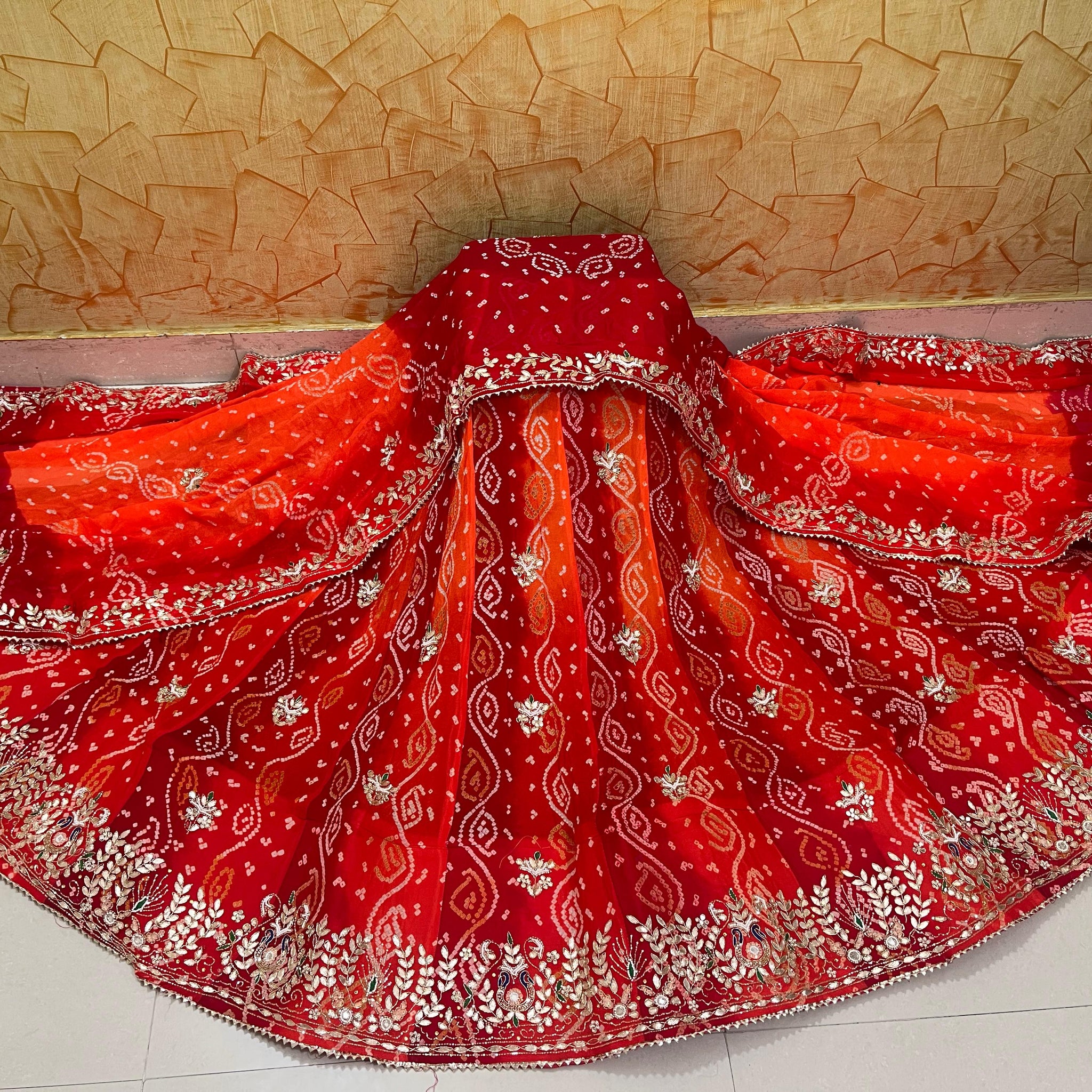 Rajasthani Traditional Lahariya Ojhariya Lahenga Choli