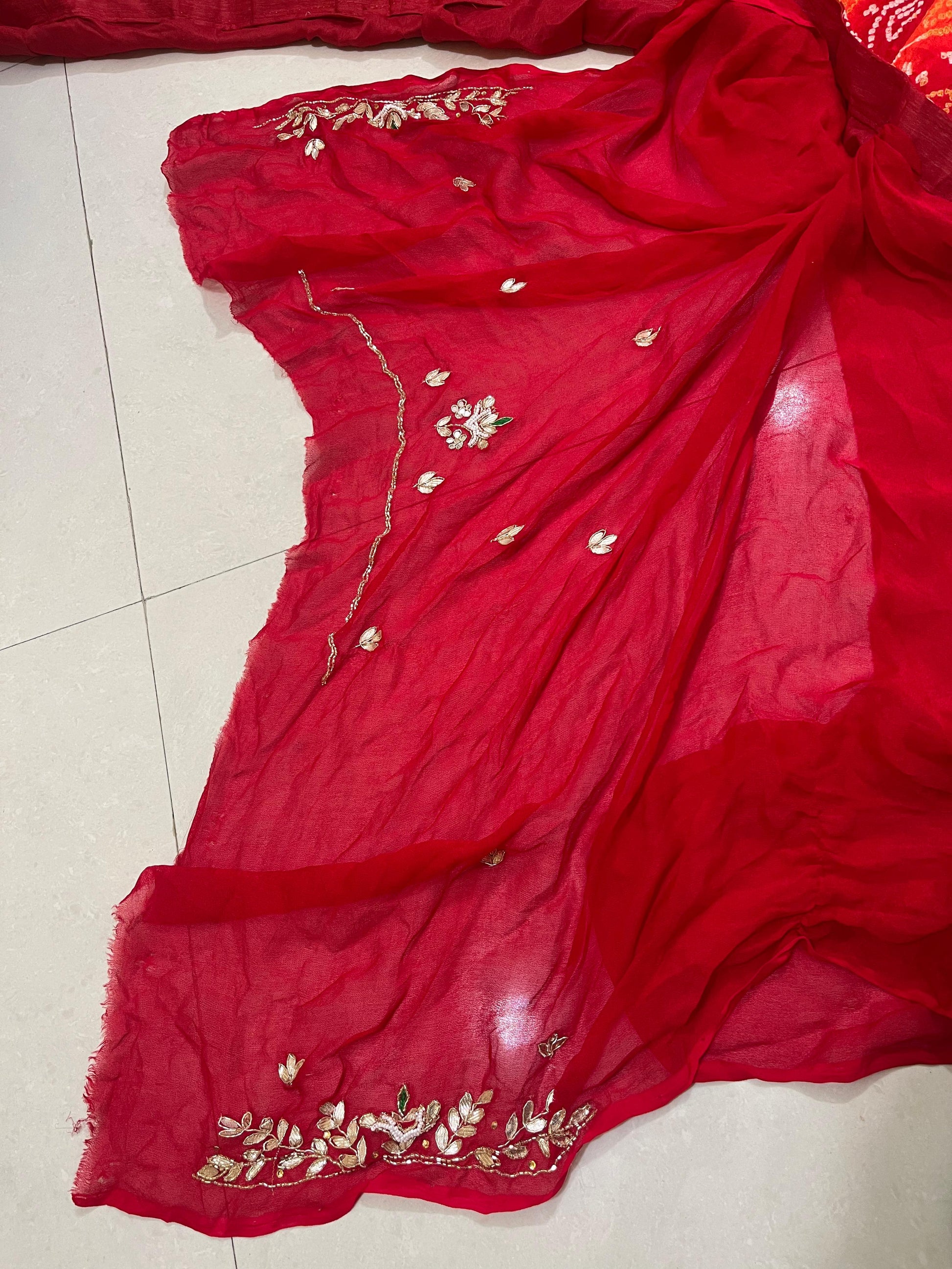 Rajasthani Traditional Lahariya Ojhariya Lahenga Choli