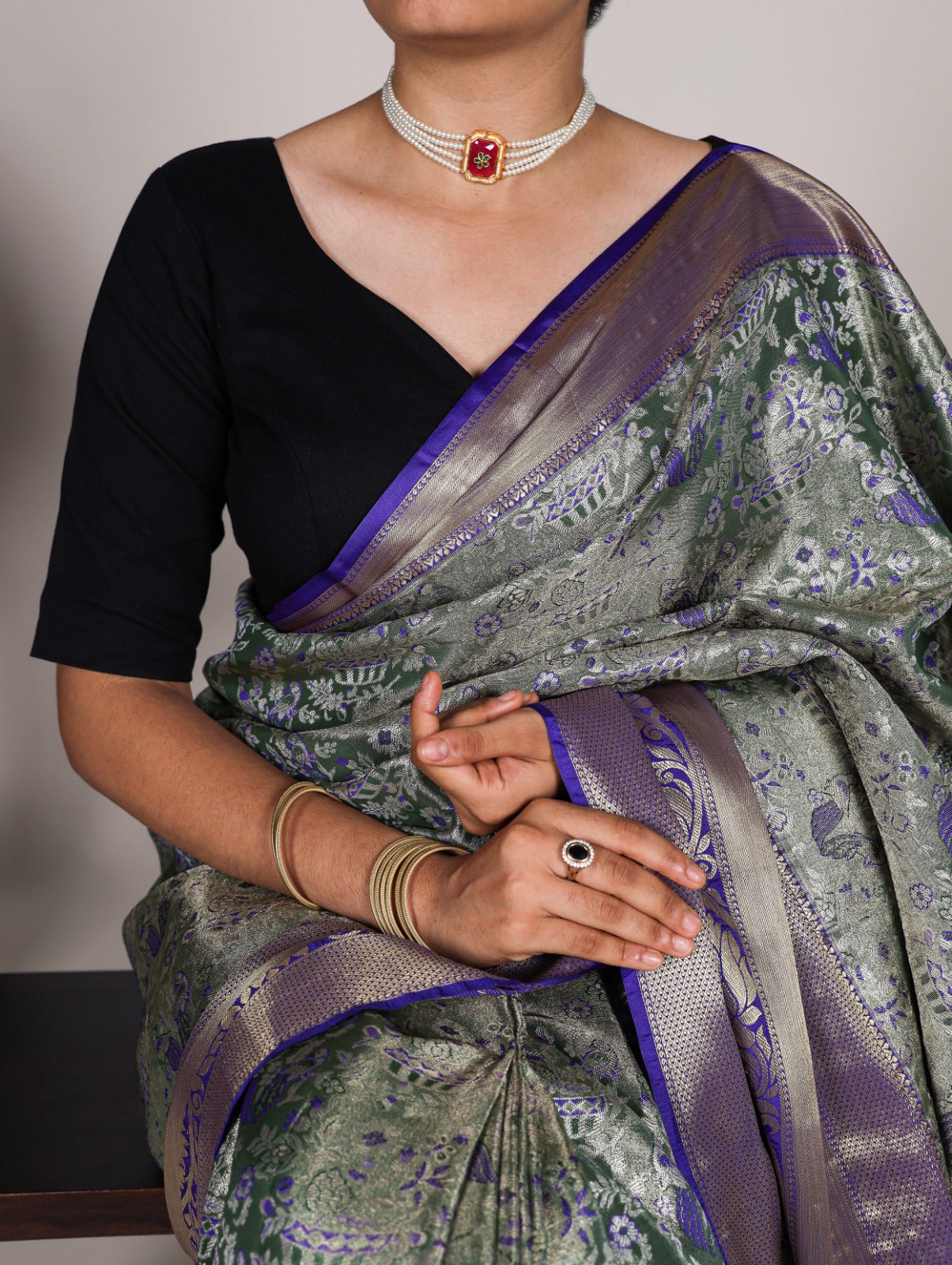 Jacquard Silk Saree