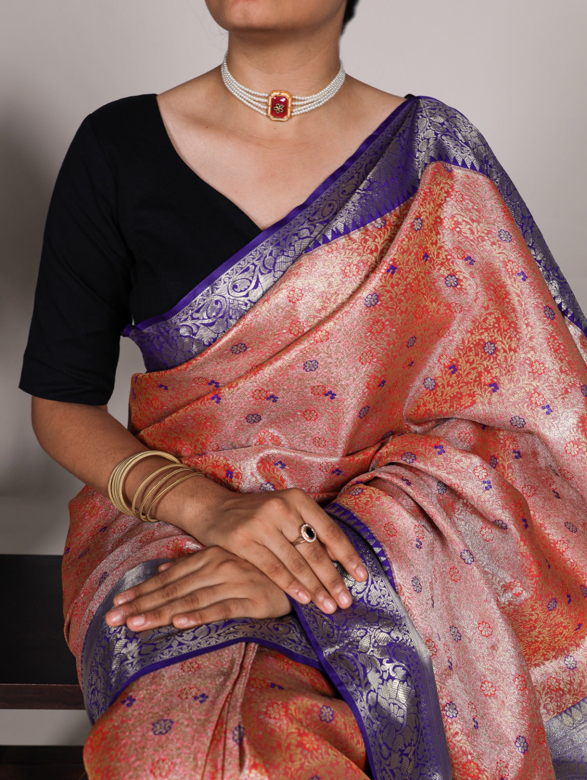 Jacquard Silk Saree