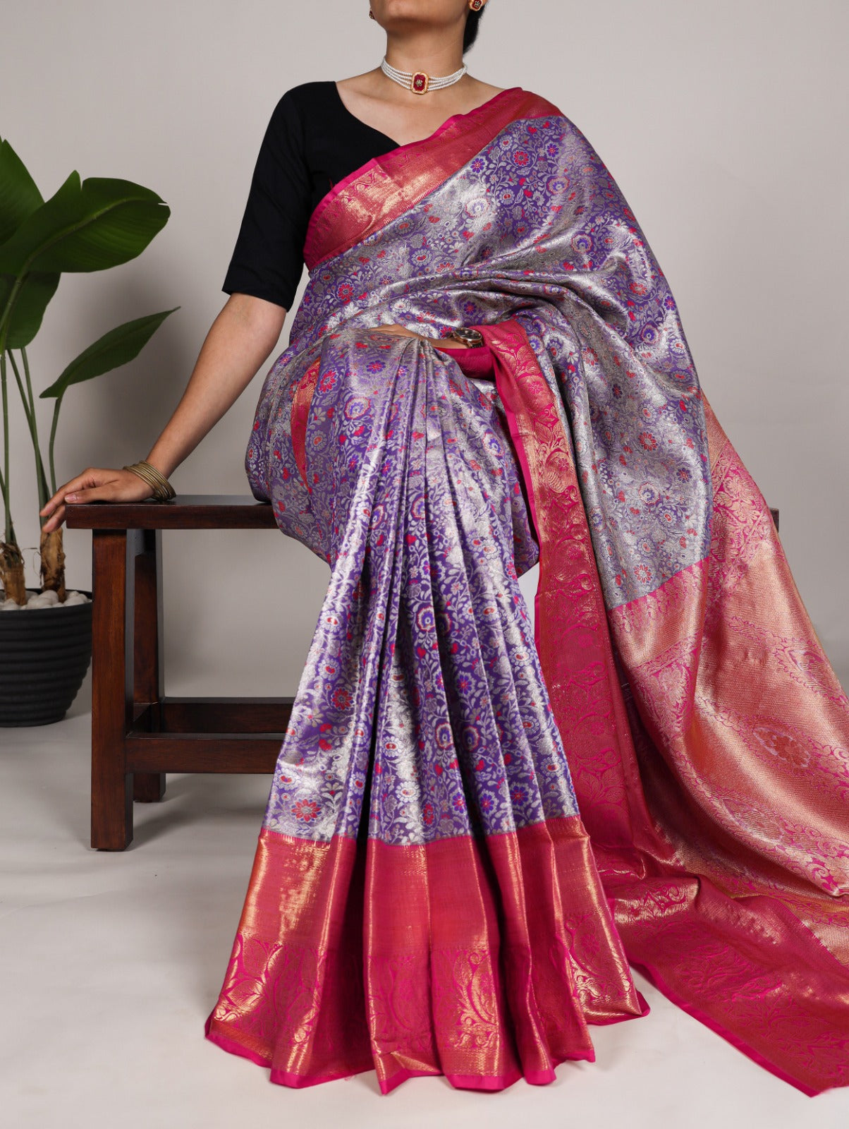 Jacquard Silk Saree