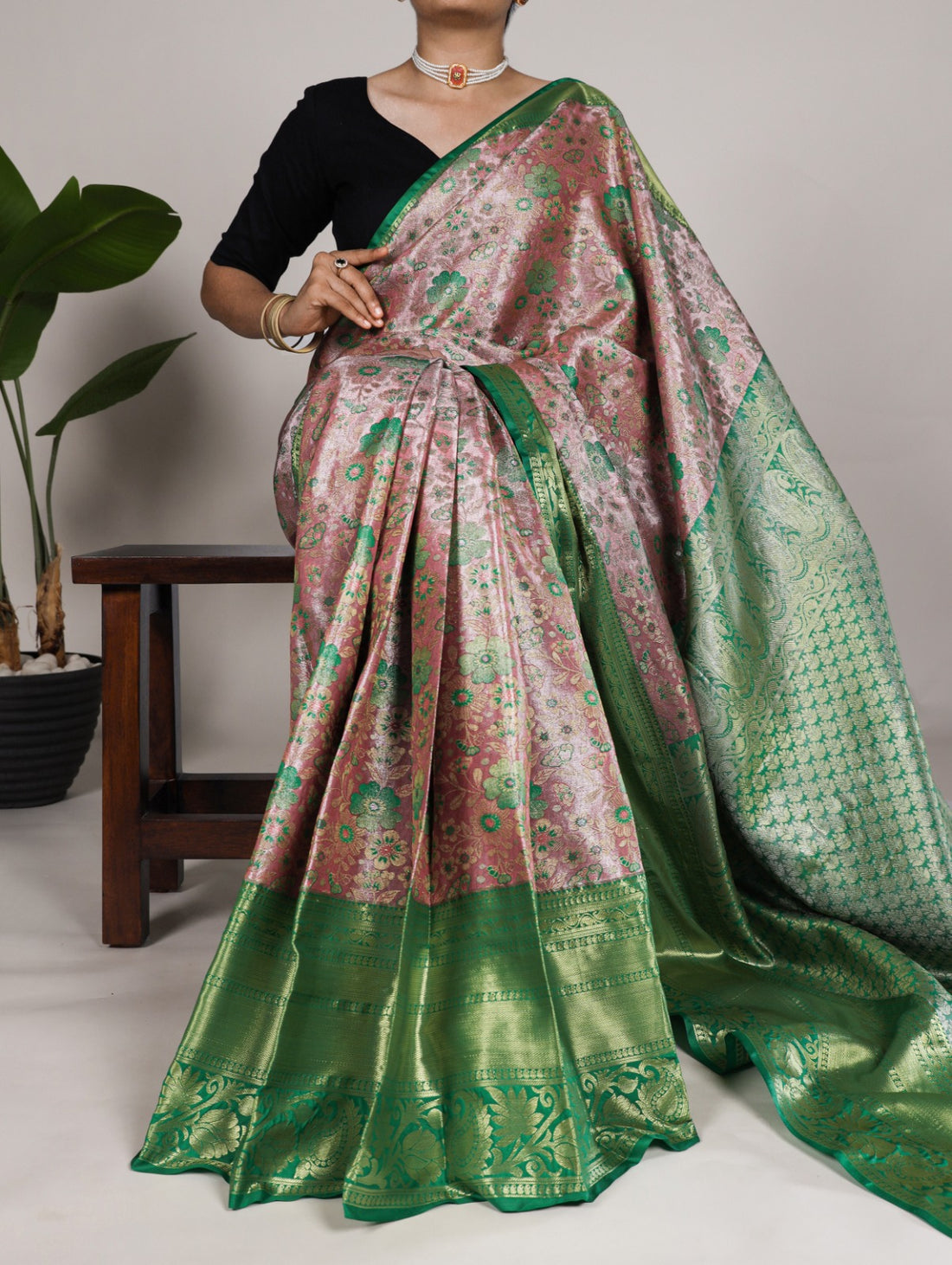 Jacquard Silk Saree