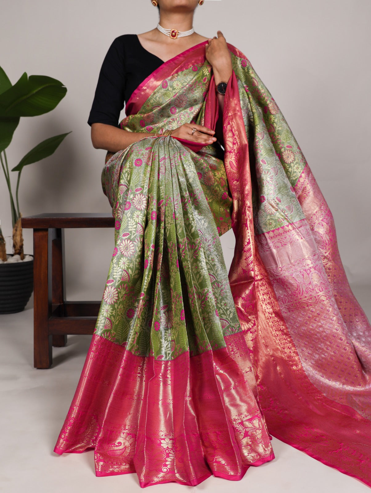 Jacquard Silk Saree