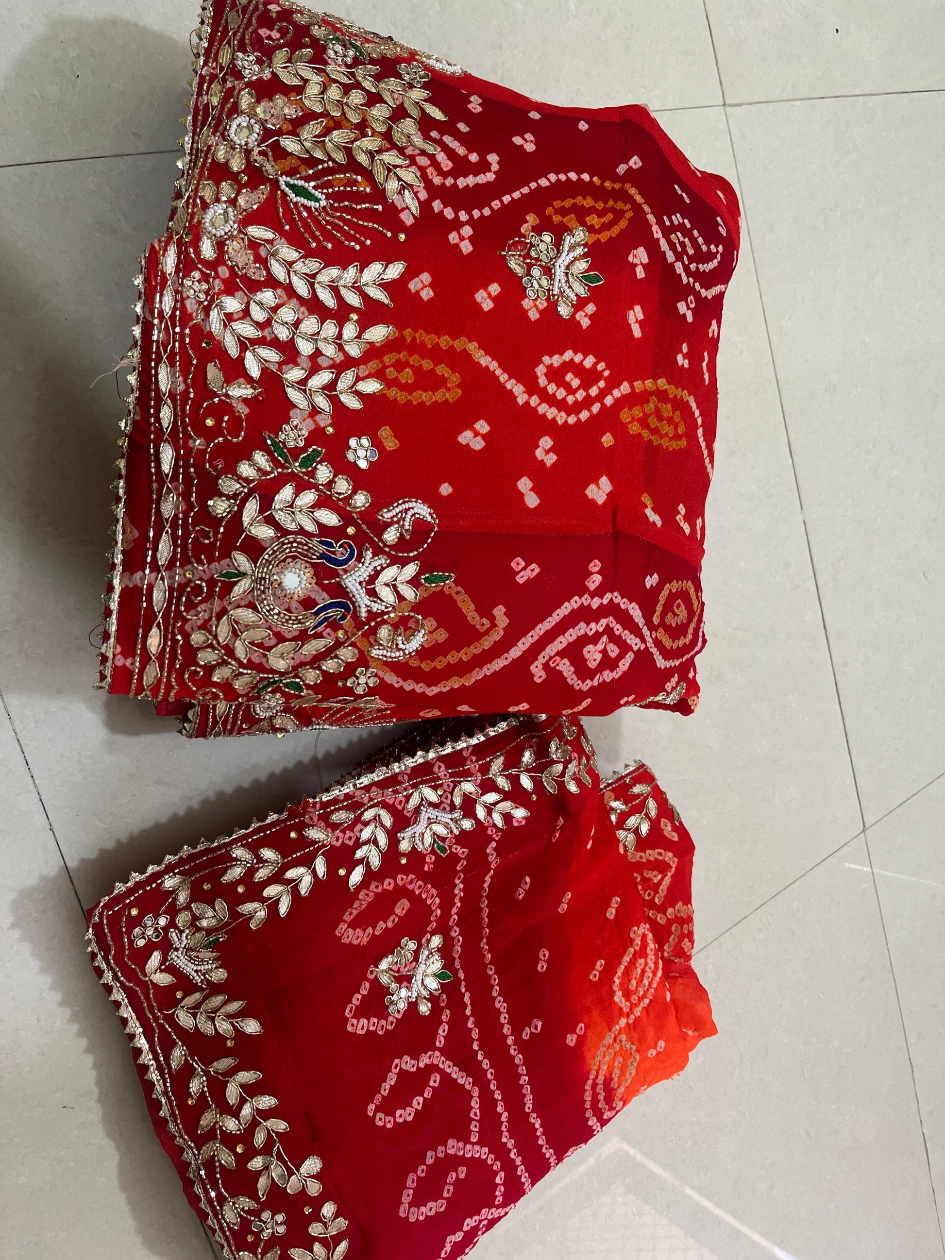 Rajasthani Traditional Lahariya Ojhariya Lahenga Choli