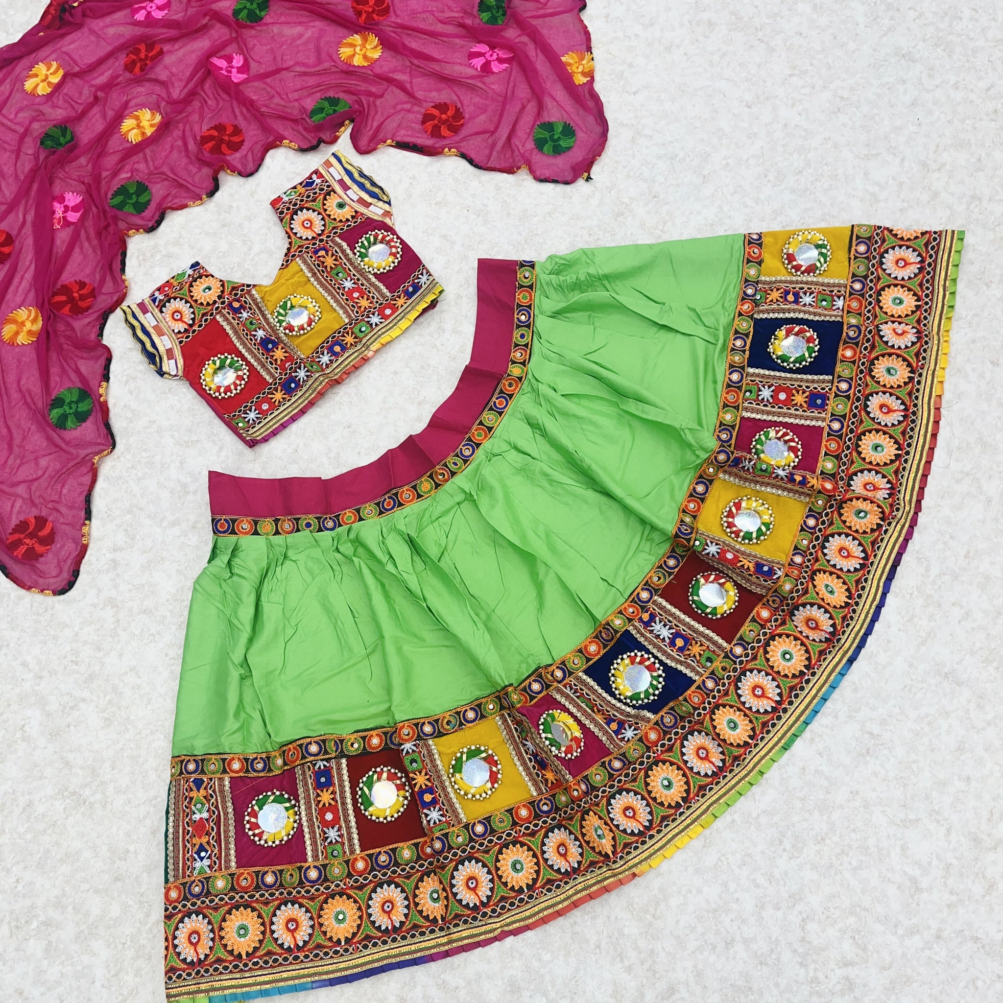 Kid's Garba Lehenga Choli