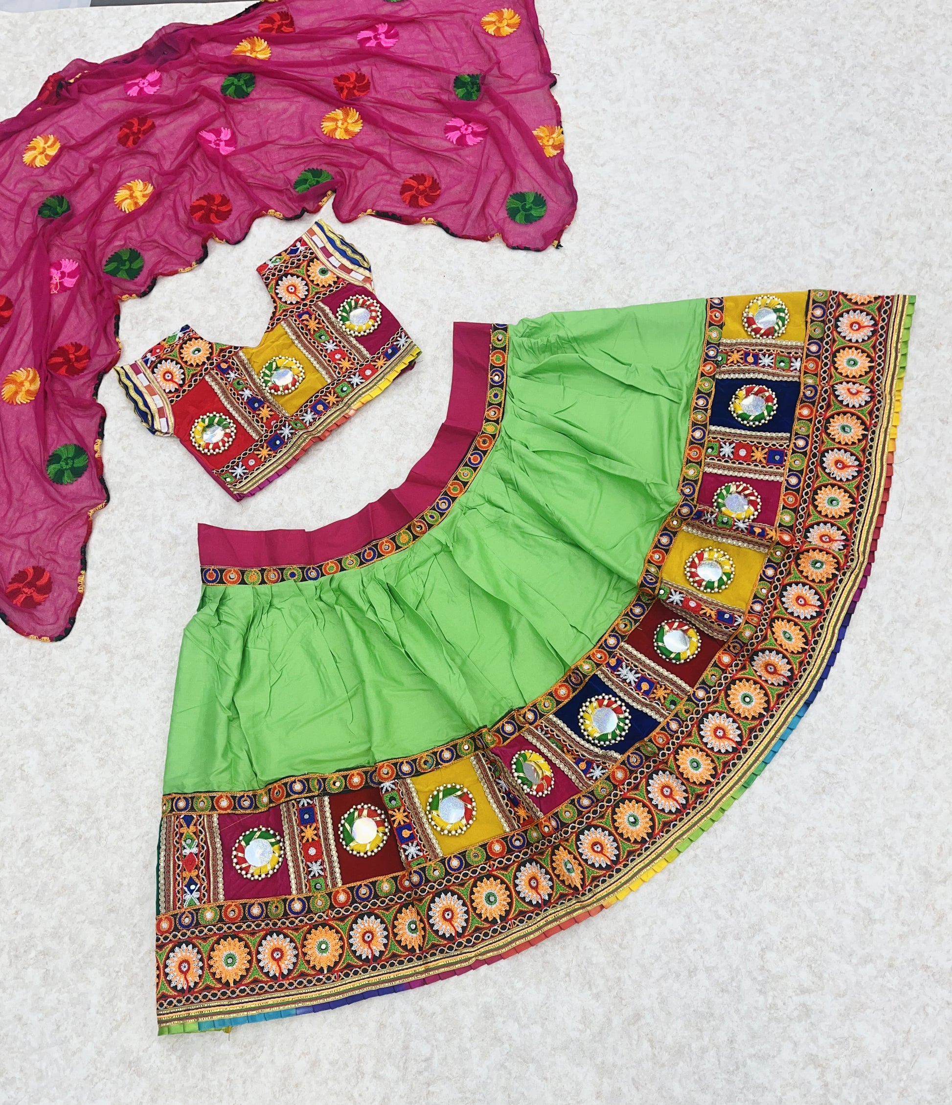 Kid's Garba Lehenga Choli