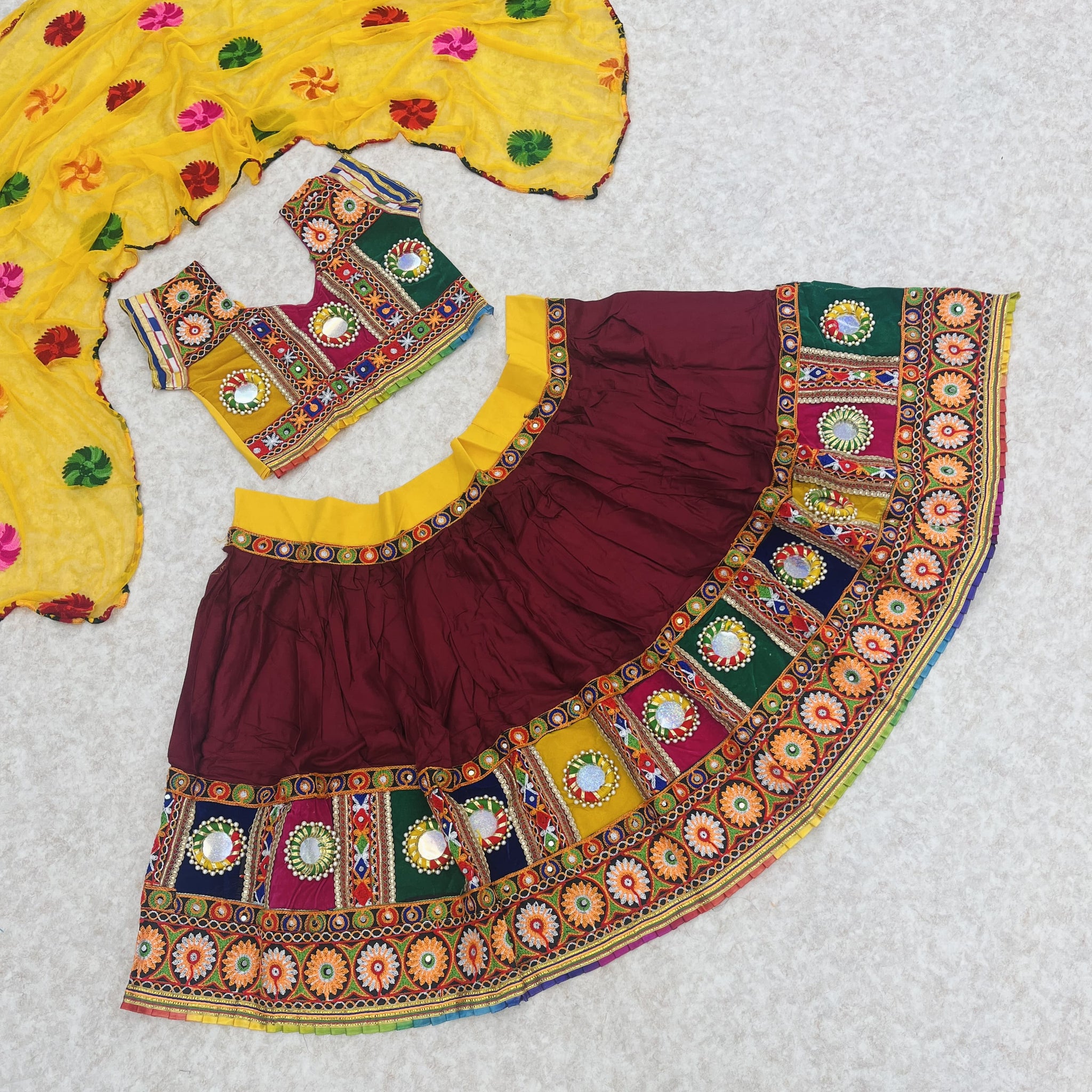 Kid's Garba Lehenga Choli