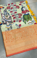 Banarasi Kalamkari Print Saree