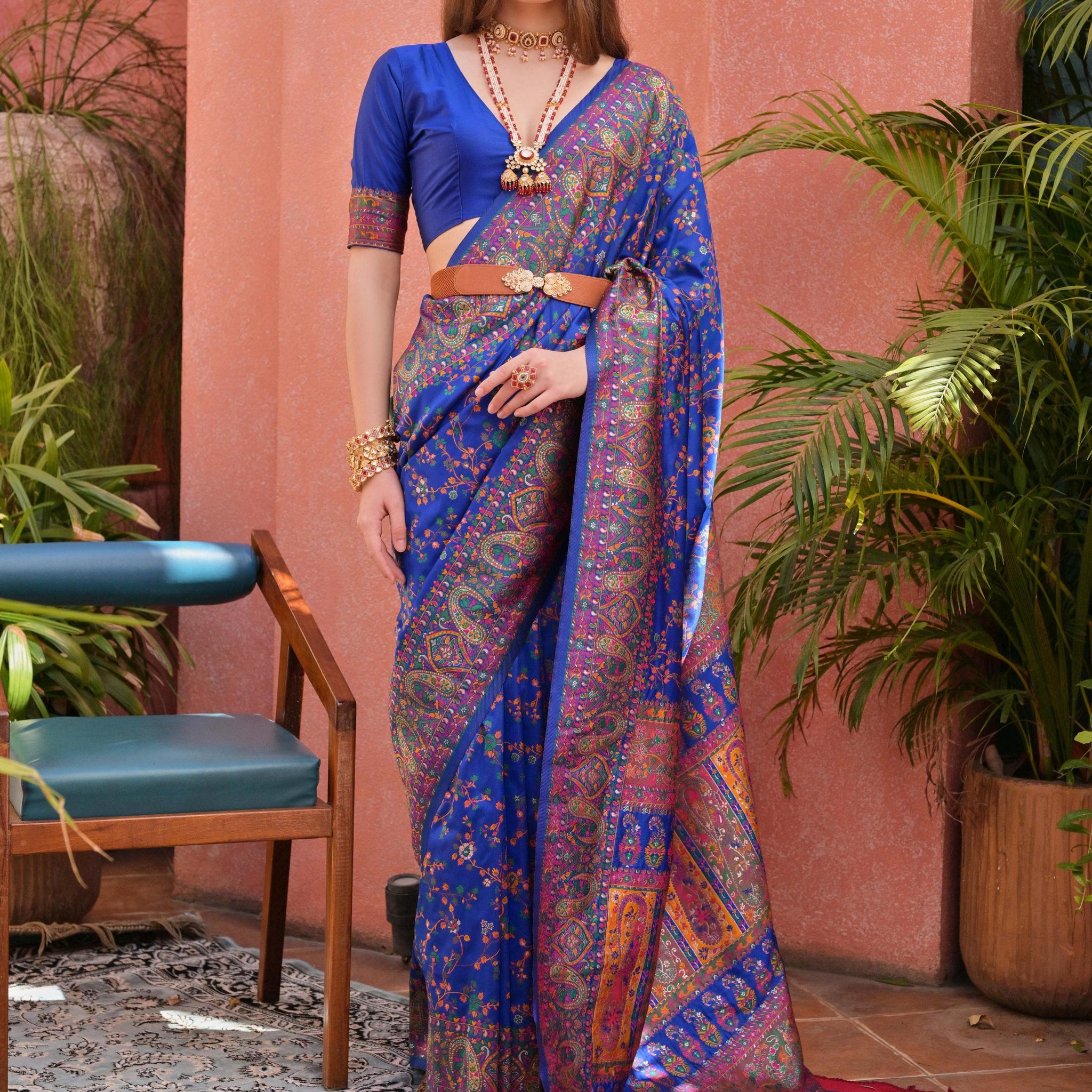 Pashmina Silk Saree