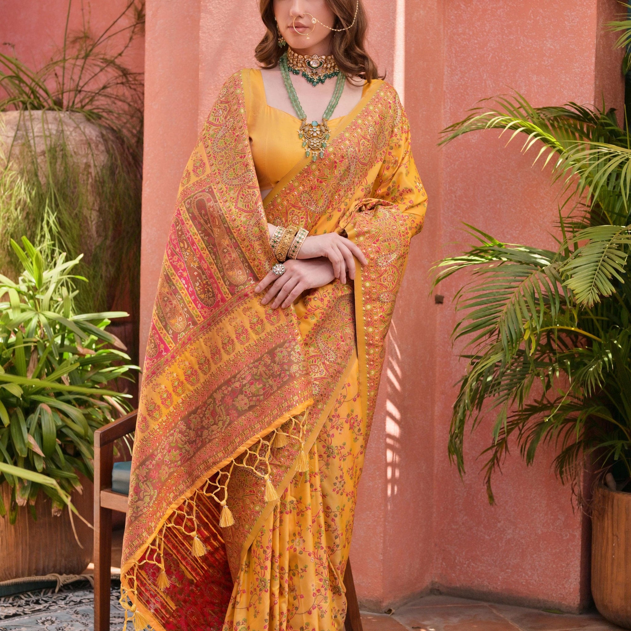 Pashmina Silk Saree