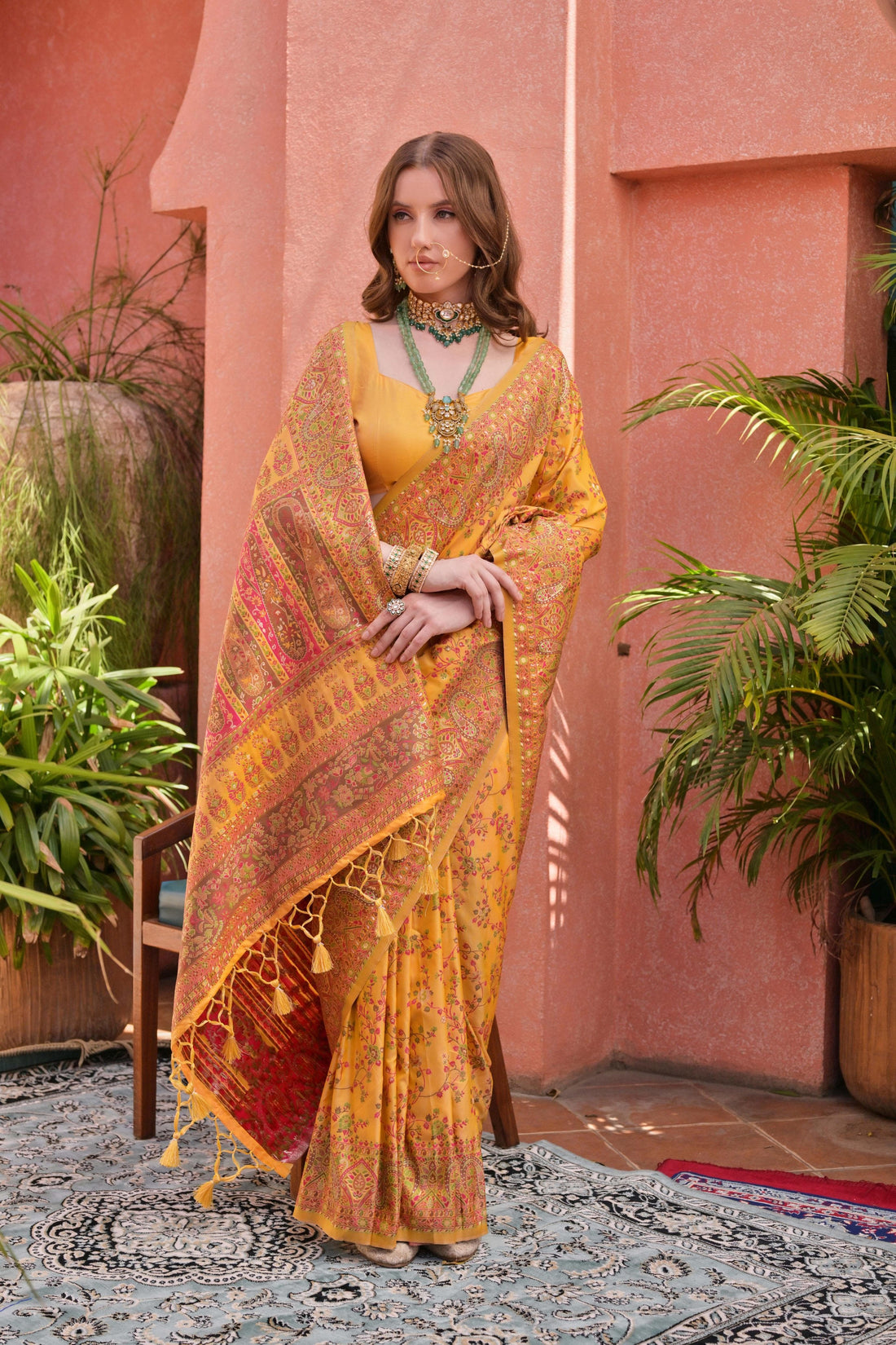 Pashmina Silk Saree