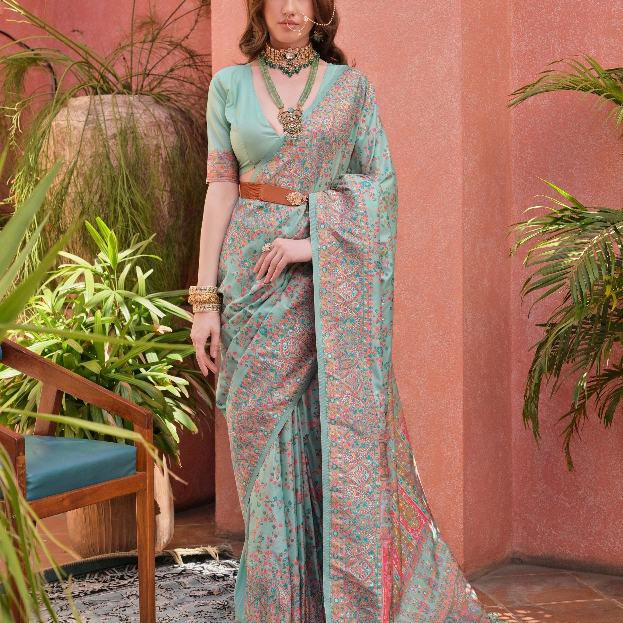 Pashmina Silk Saree