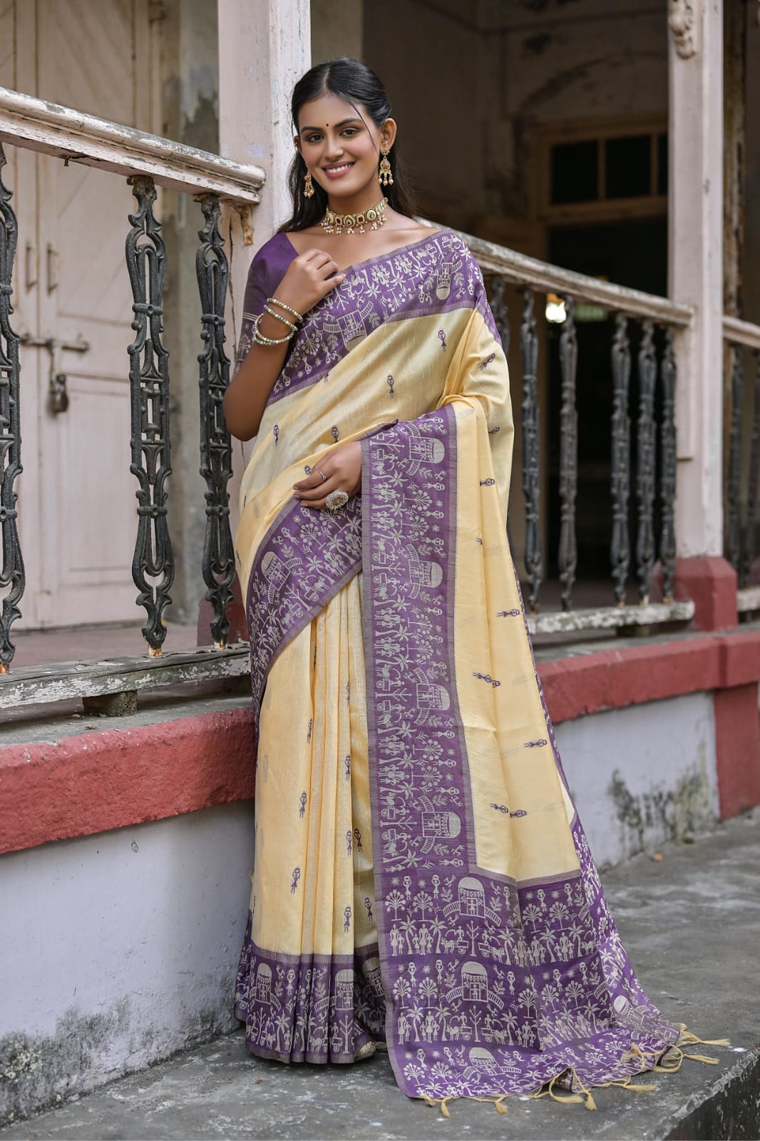 Tussar Silk Saree