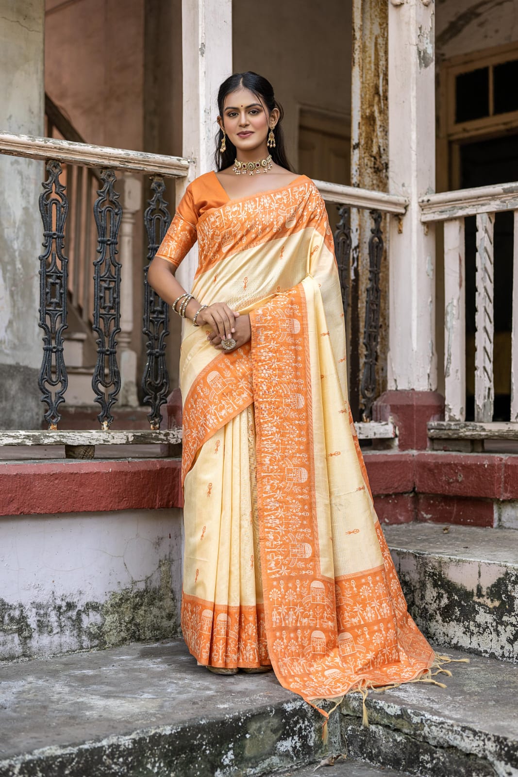 Tussar Silk Saree