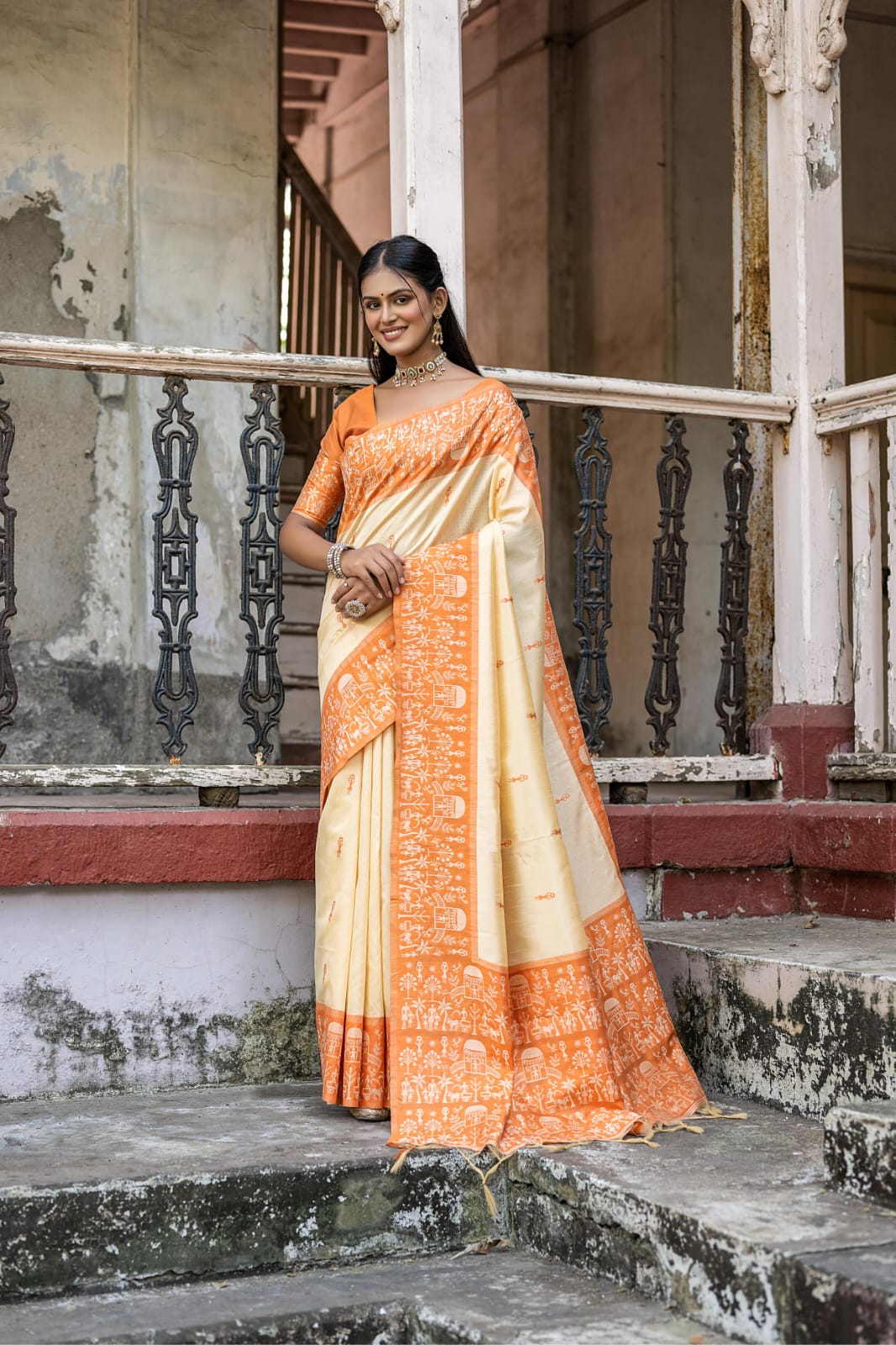 Tussar Silk Saree