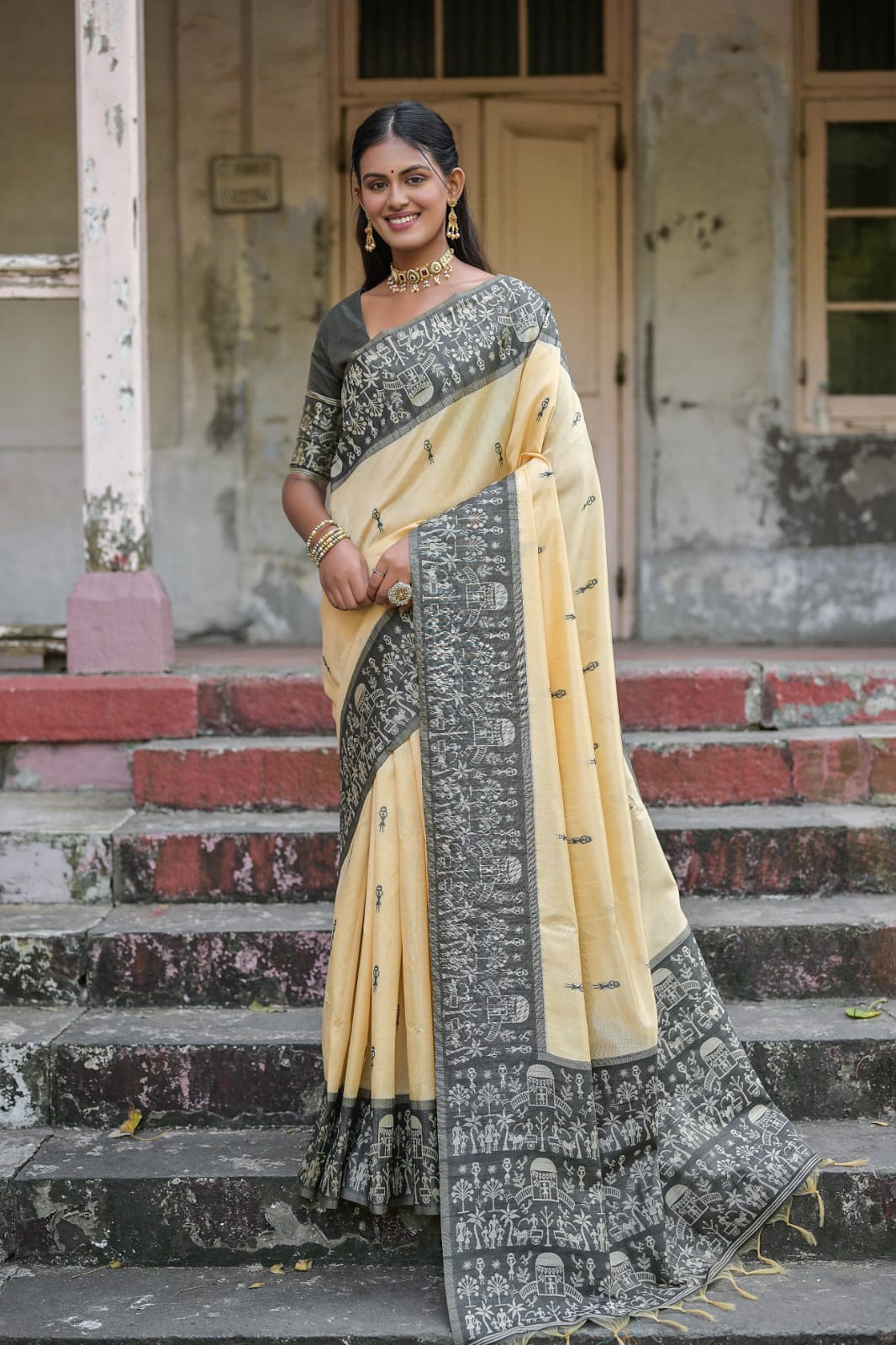 Tussar Silk Saree