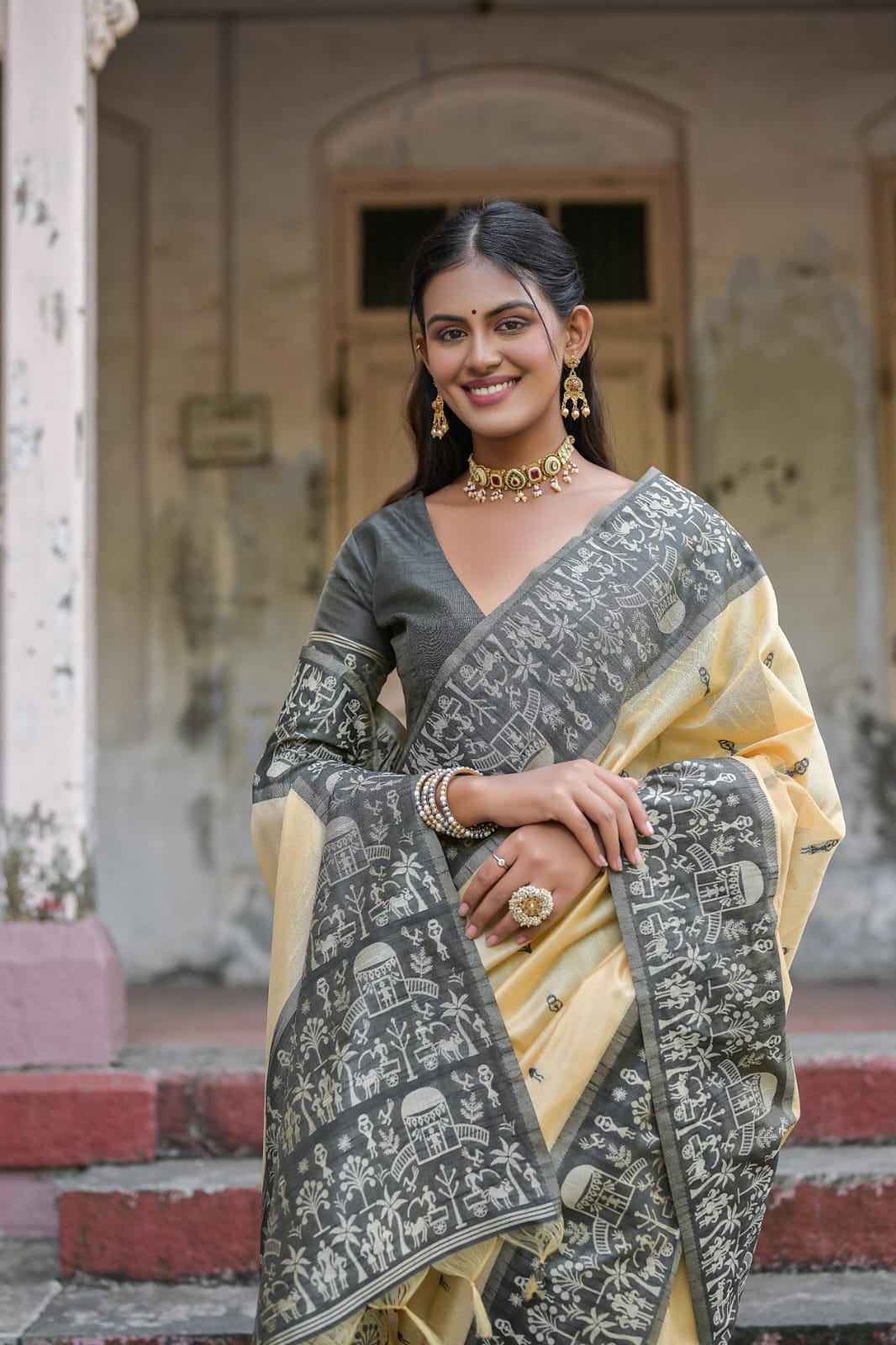 Tussar Silk Saree