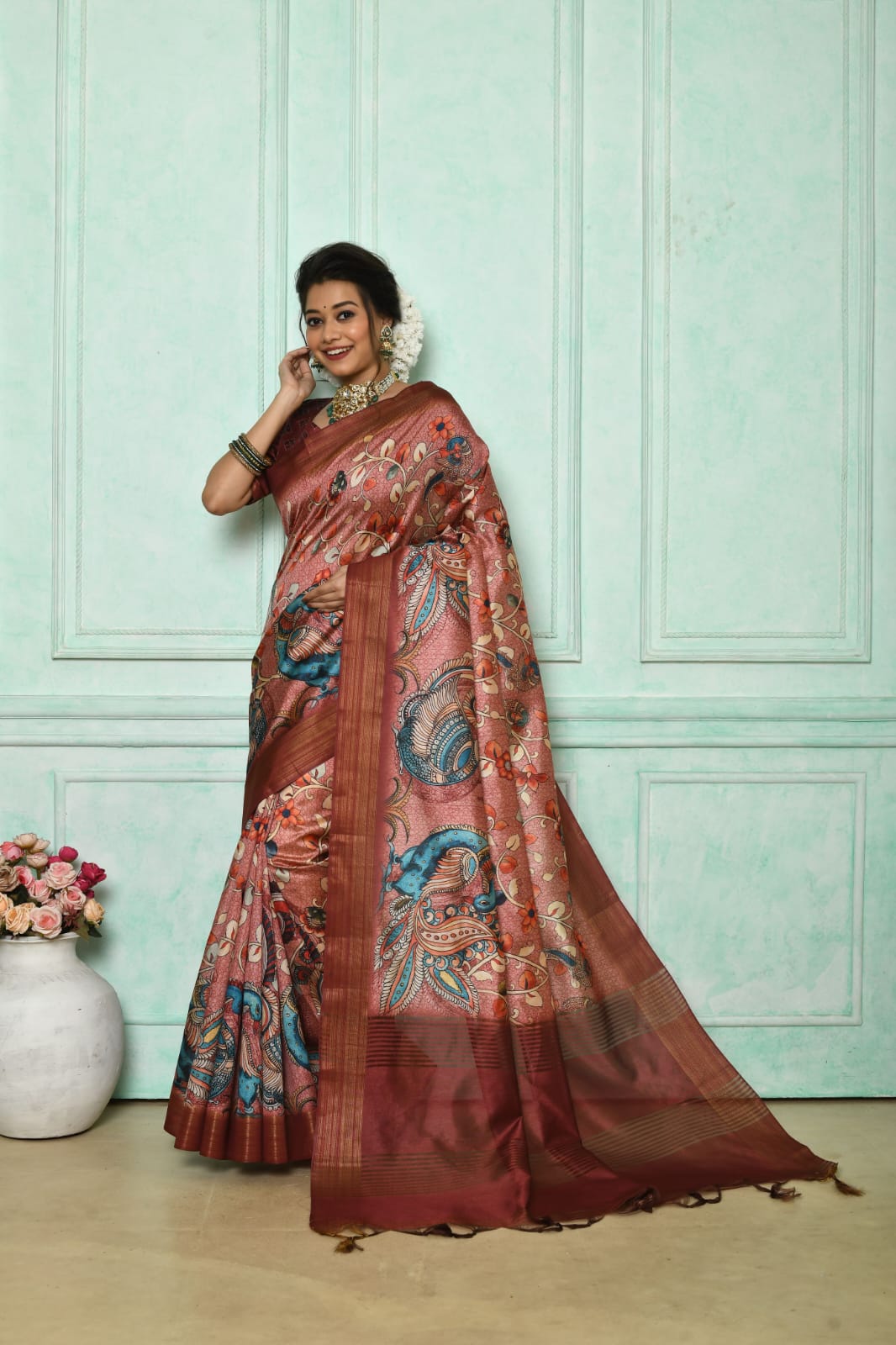 Tussar Silk Saree