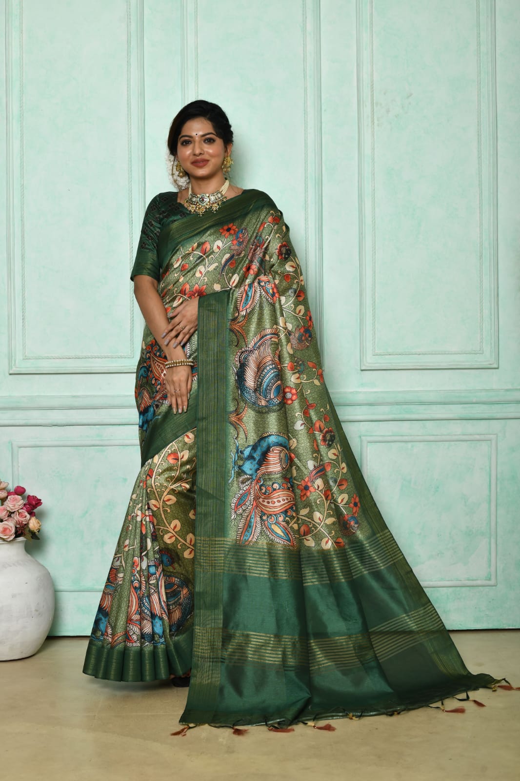 Tussar Silk Saree