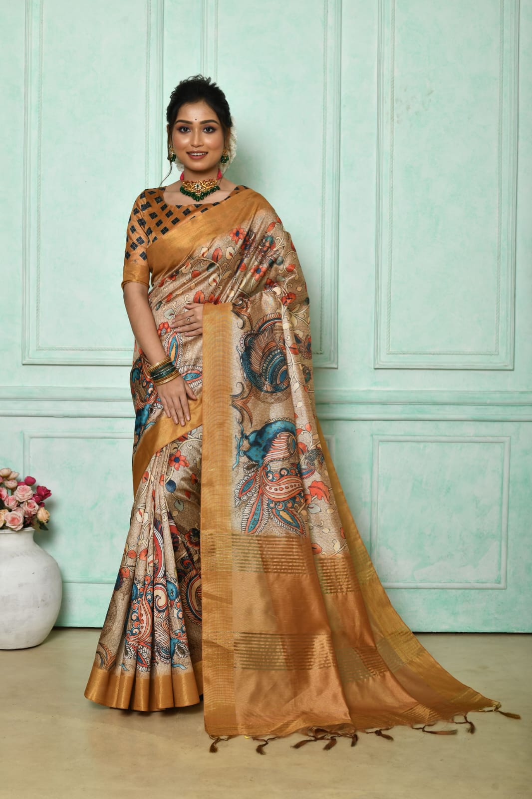 Tussar Silk Saree