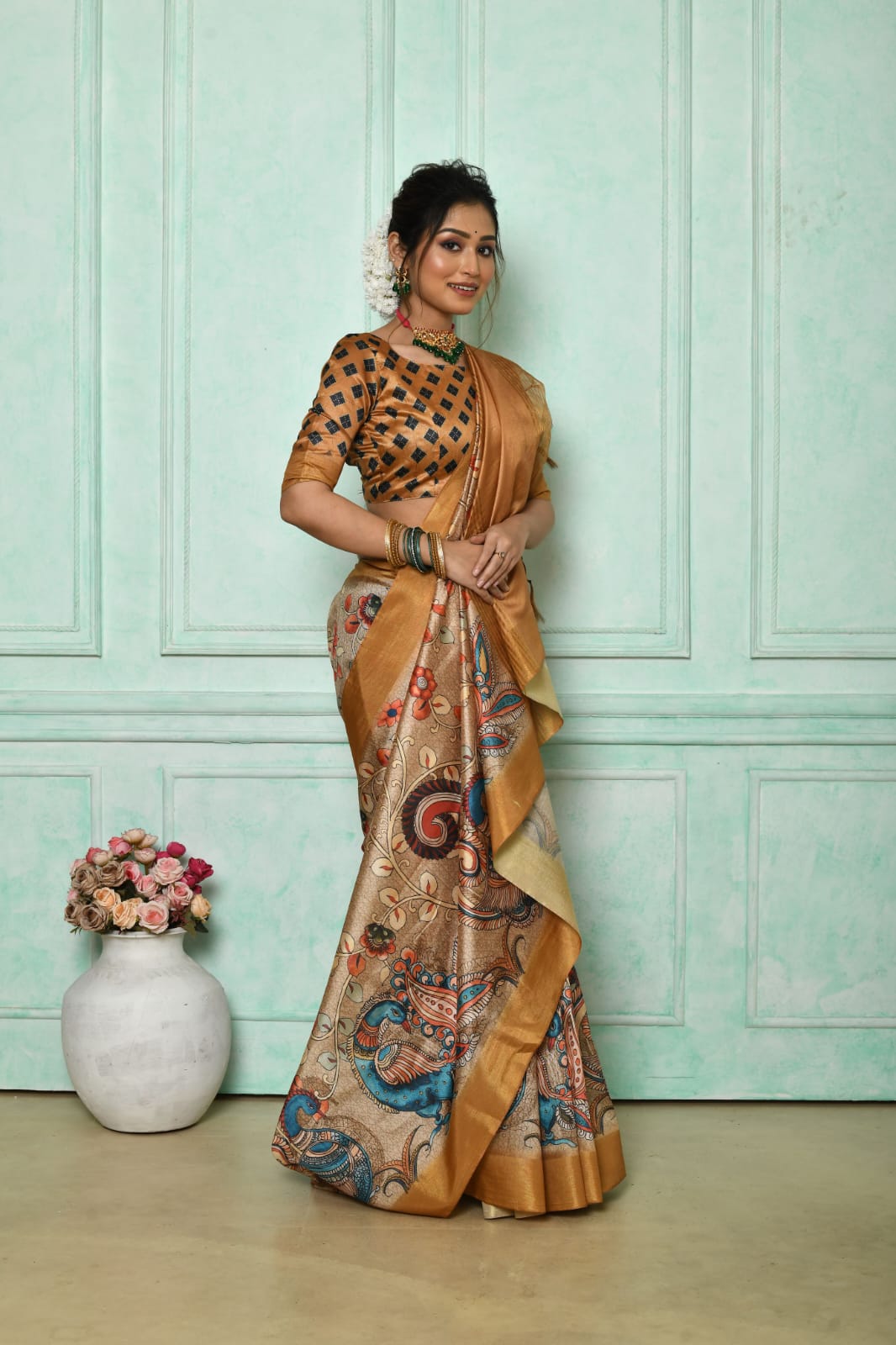 Tussar Silk Saree