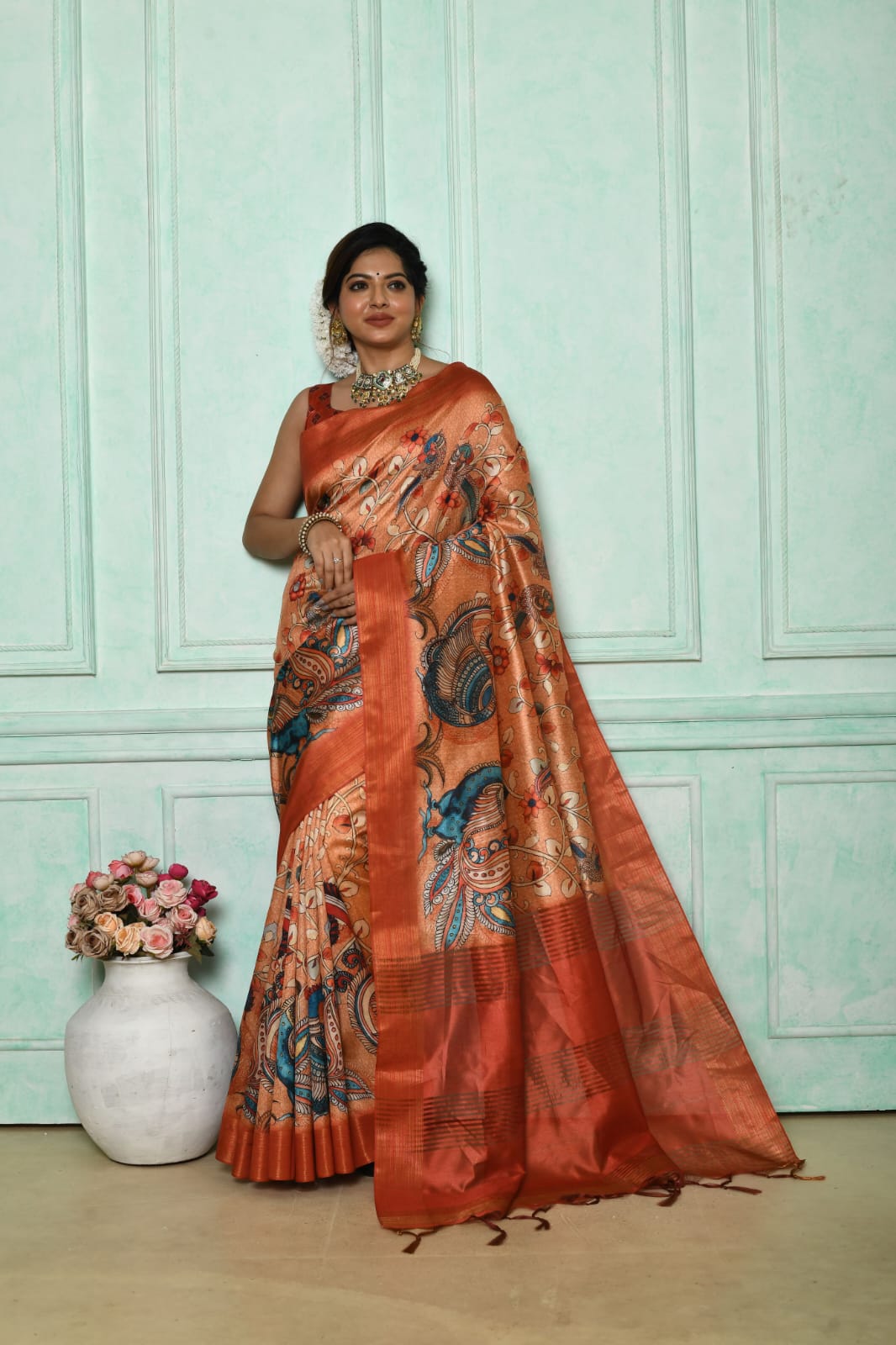 Tussar Silk Saree