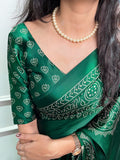 Gajji Silk Satin Saree