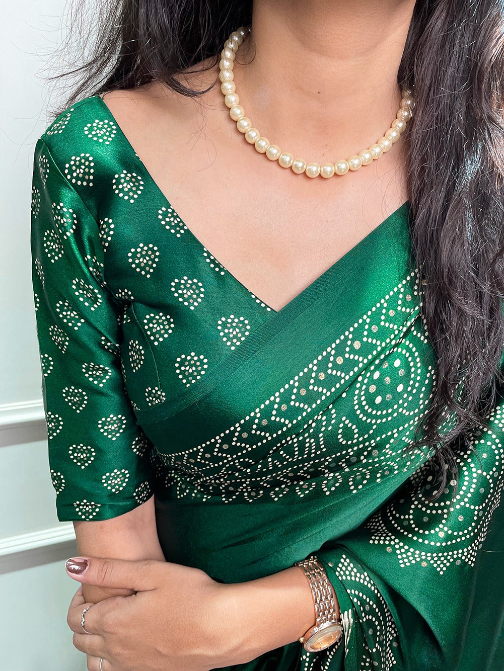 Gajji Silk Satin Saree