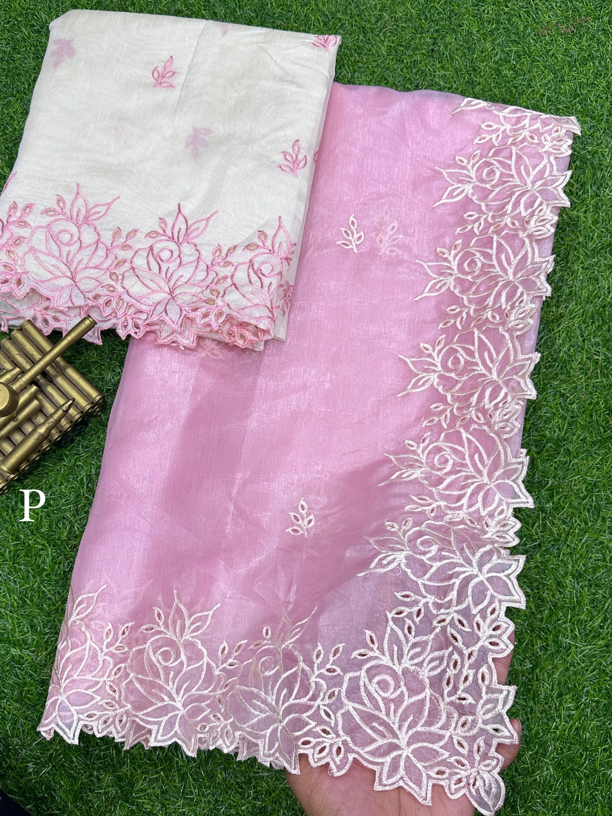 Organza saree