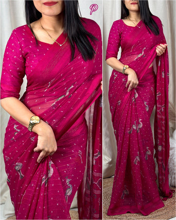 Georgette Saree