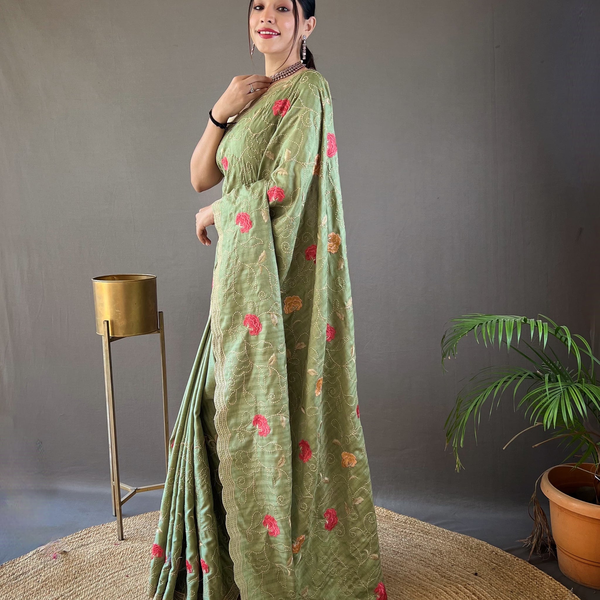 Tussar Silk Saree