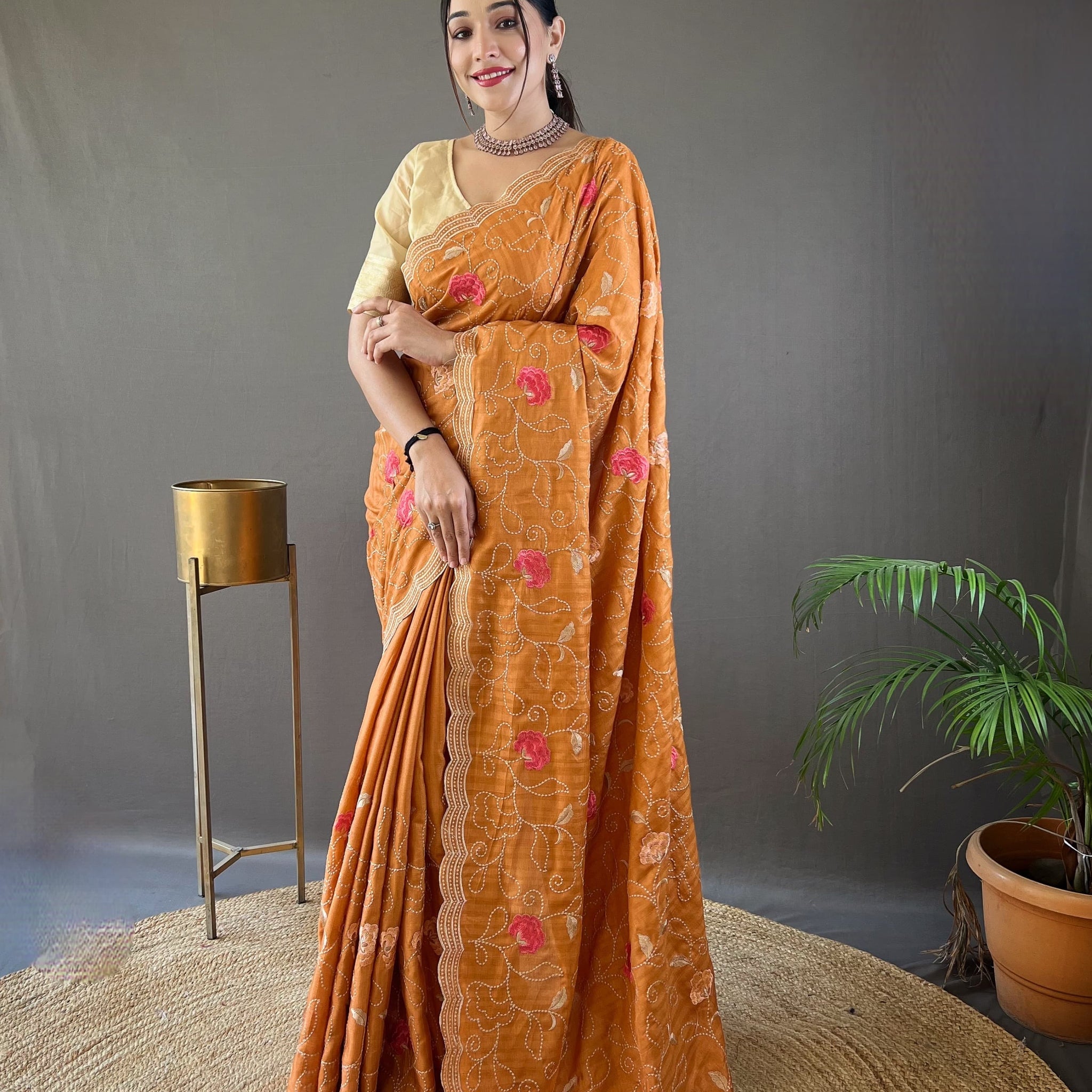 Tussar Silk Saree