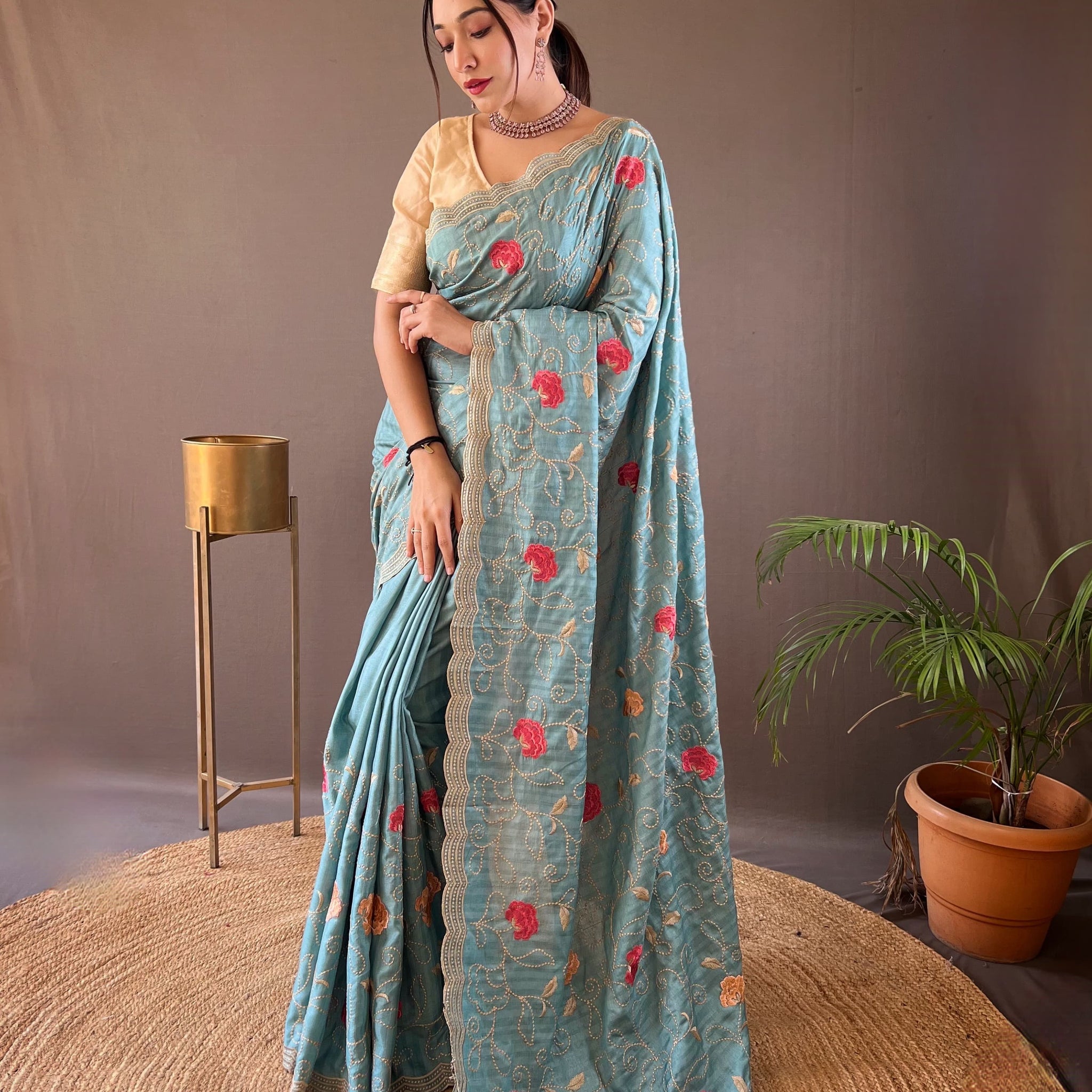 Tussar Silk Saree