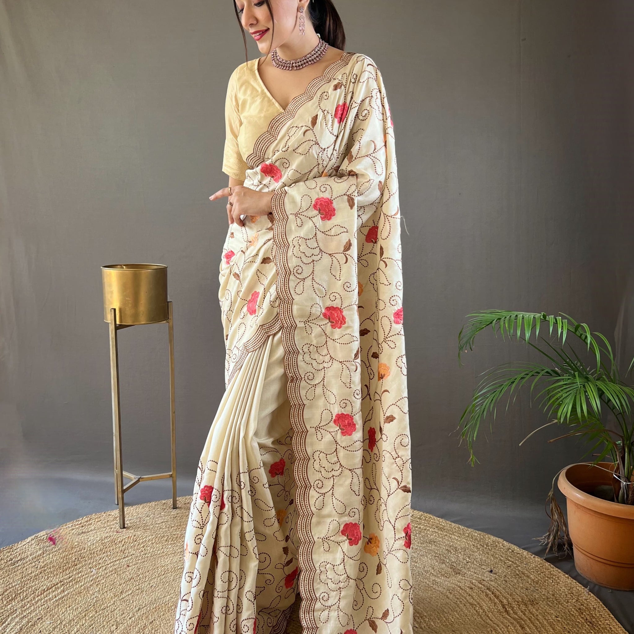 Tussar Silk Saree