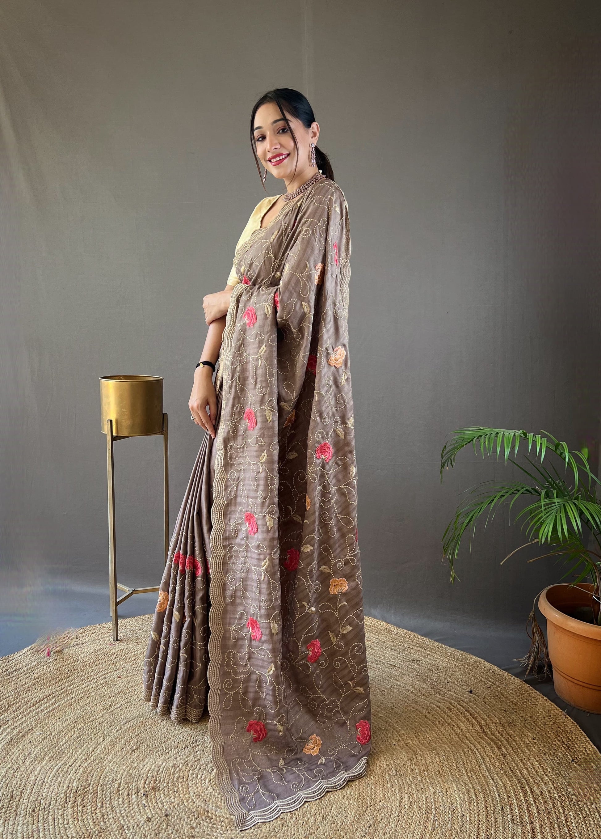 Tussar Silk Saree