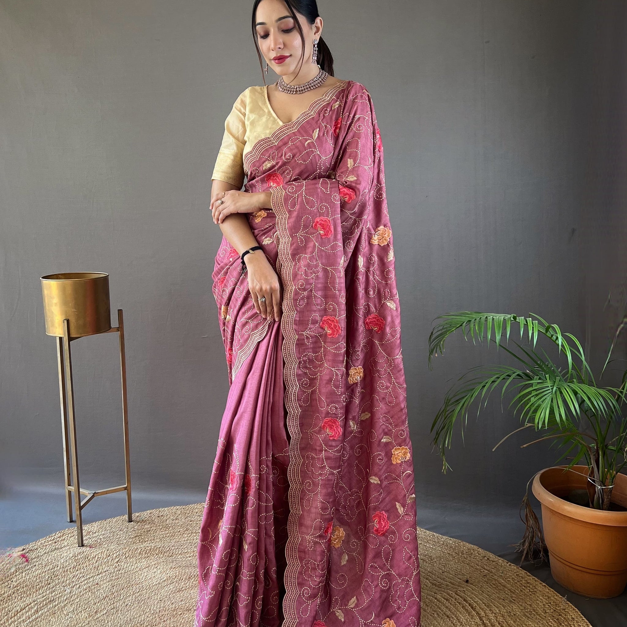 Tussar Silk Saree