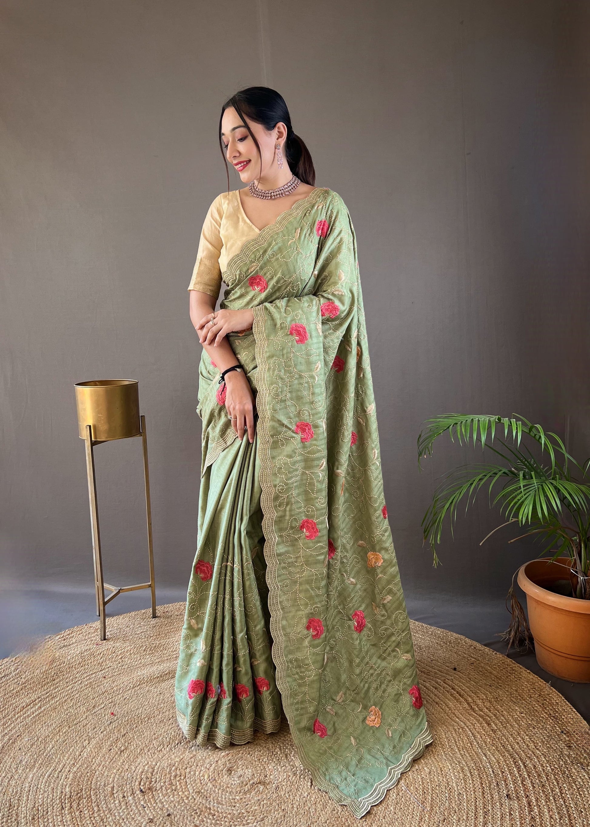 Tussar Silk Saree