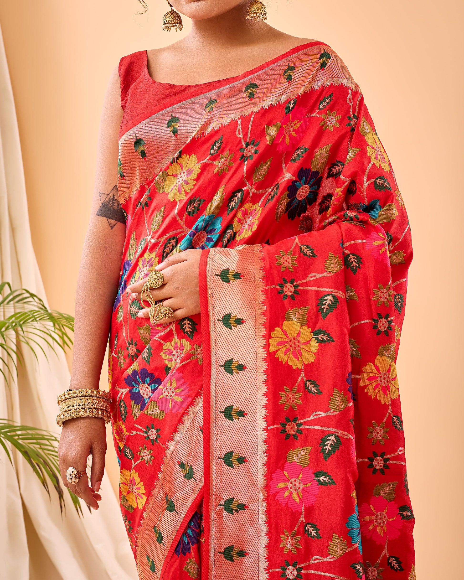 Paithani Weaving Silk Saree